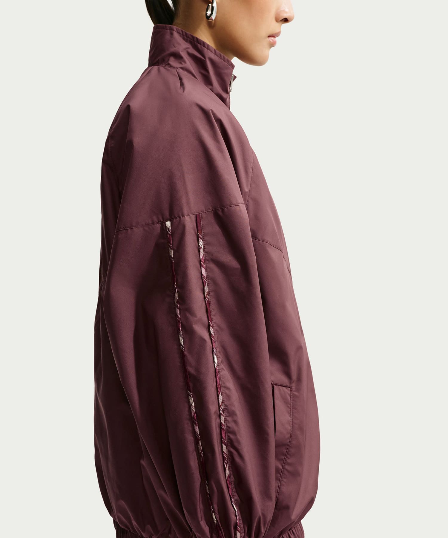 NIKE AS W NK REVERSIBLE PLAID WR JK BROWNの画像