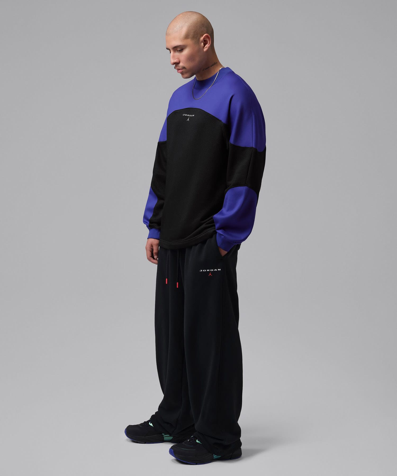 JORDAN BRAND M J FLT MTNSIDE TOP LS BLACKの画像