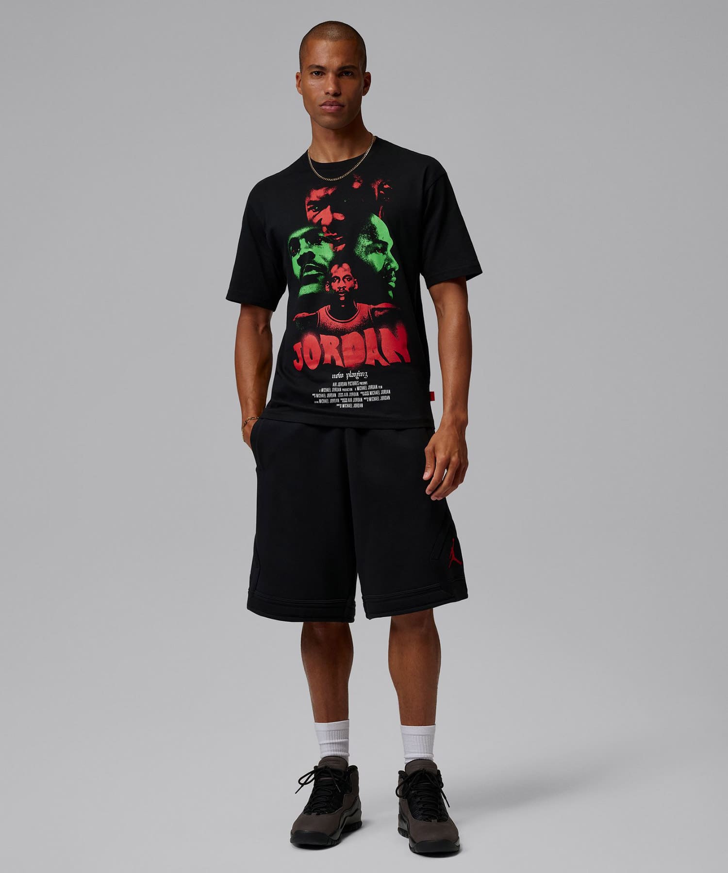 JORDAN BRAND M J BRK S MOVIE 85 SS CREW BLACKの画像