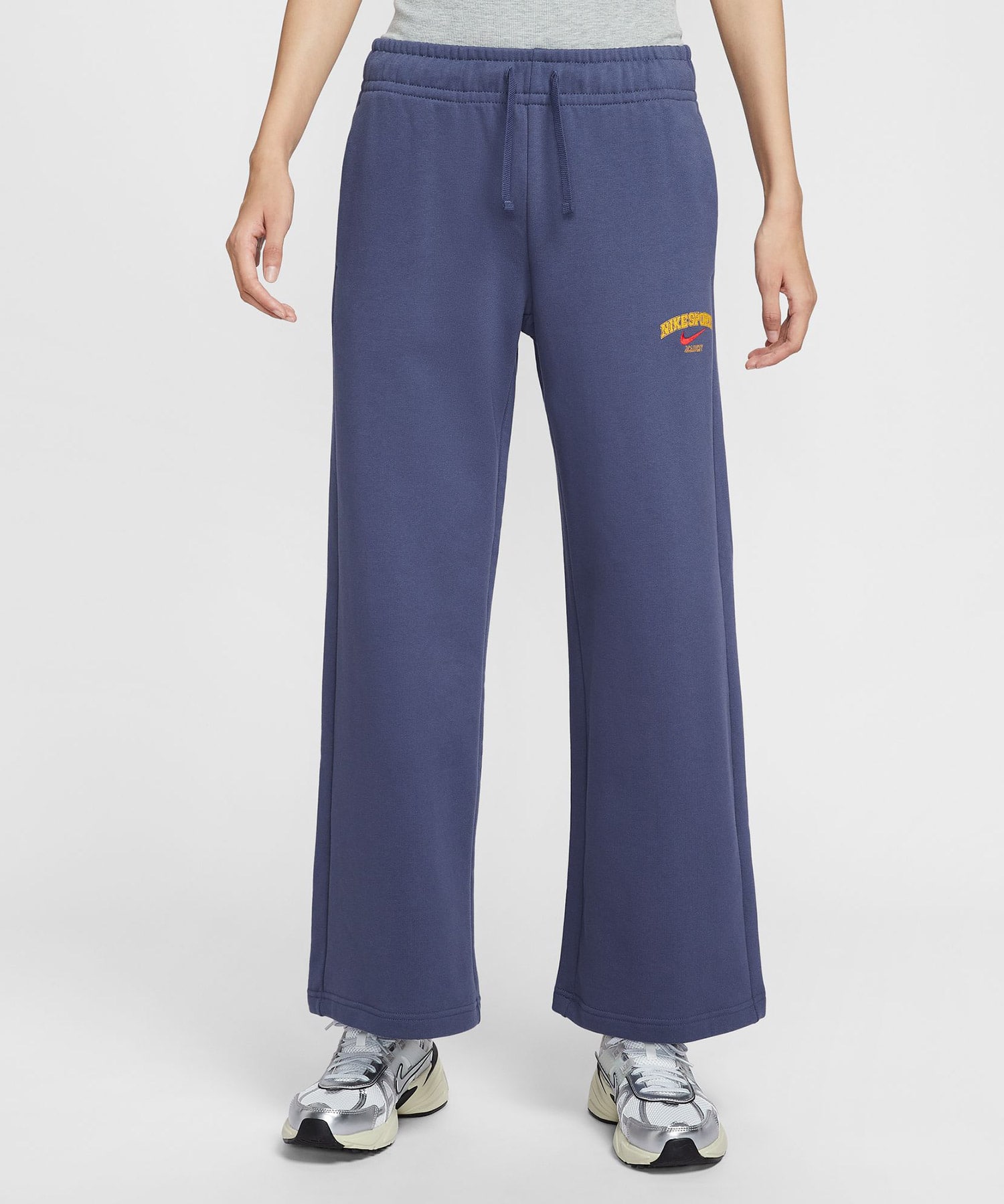 NIKE AS W NSW CLUB FLC PANT WIDE GC SANDED PURPLEの画像
