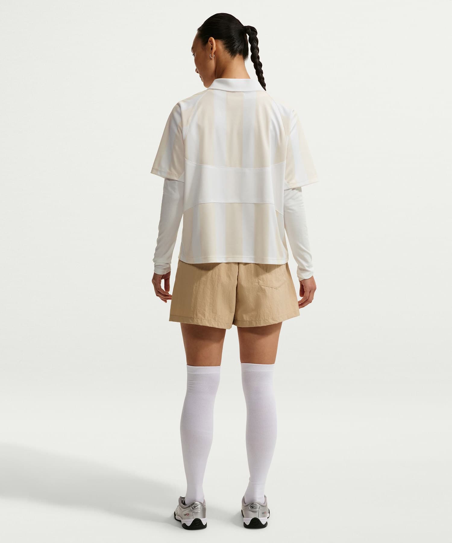 NIKE AS W NSW STREET OS SS STRP JSY CHALK/WHITE/WHITE/(ARCTIC ORANGE)の画像