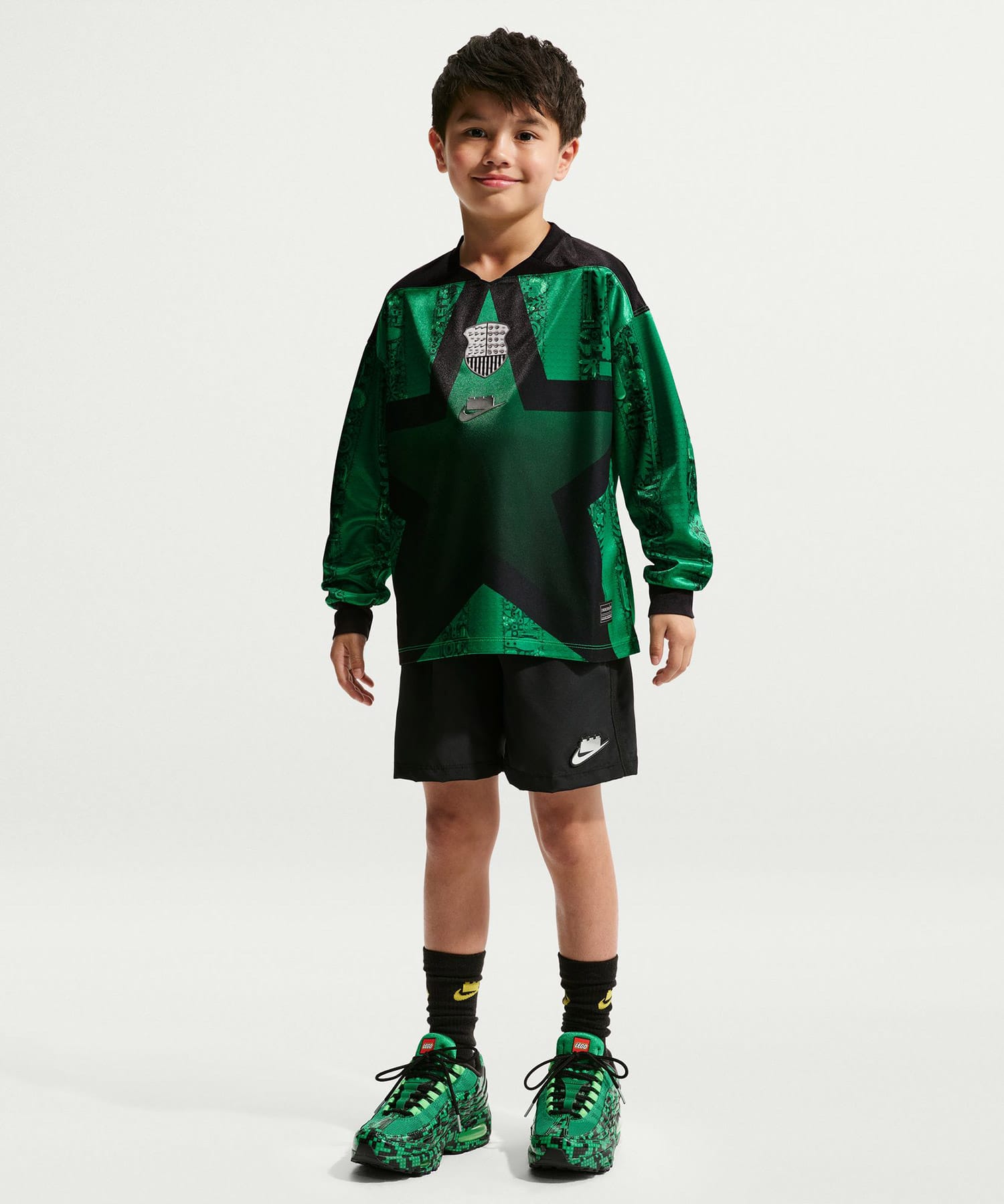 NIKE x LEGOR Collection JERSEY GK BLACKの画像