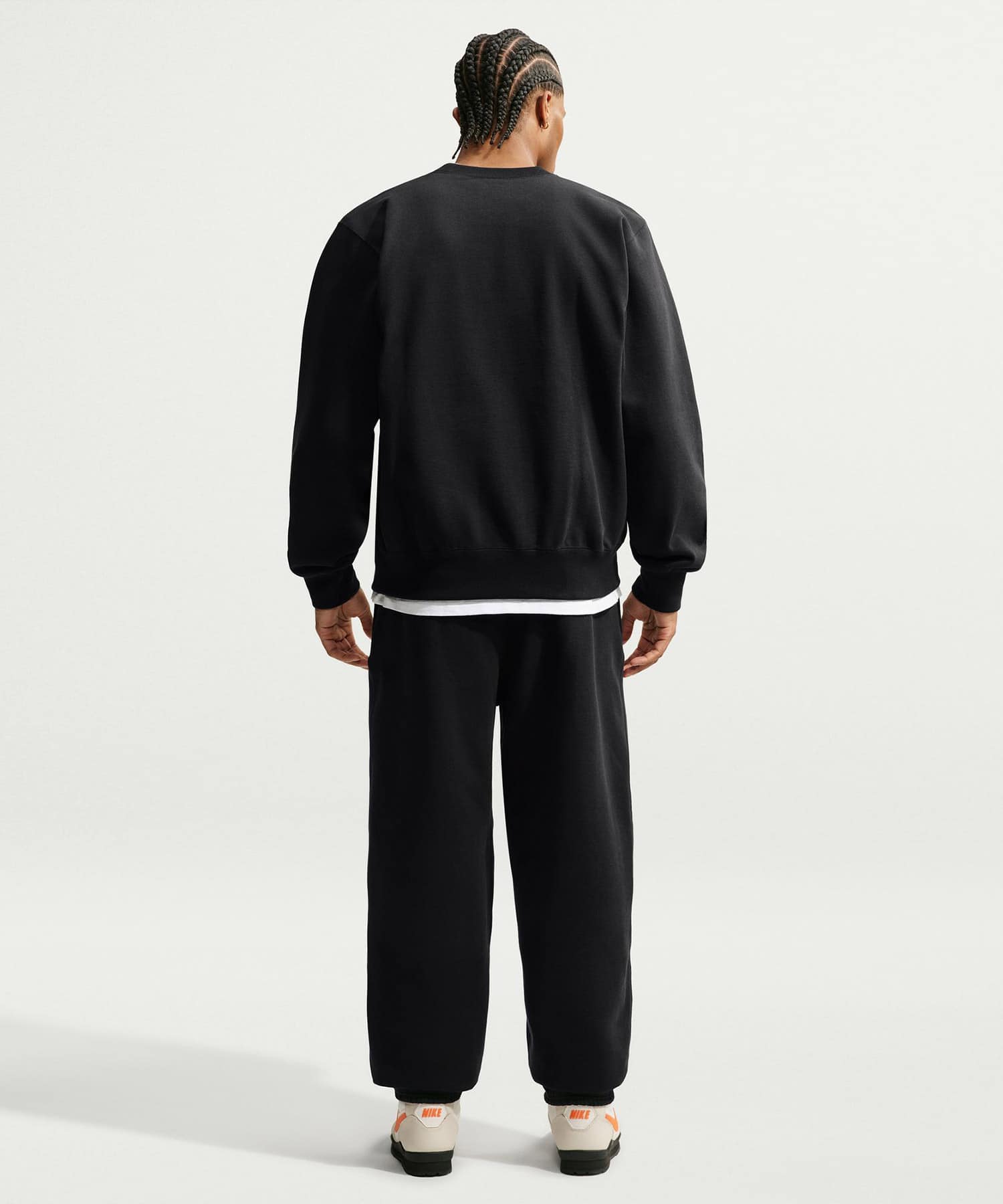 NIKE M NRG NK 560 FLEECE CREW BLACKの画像