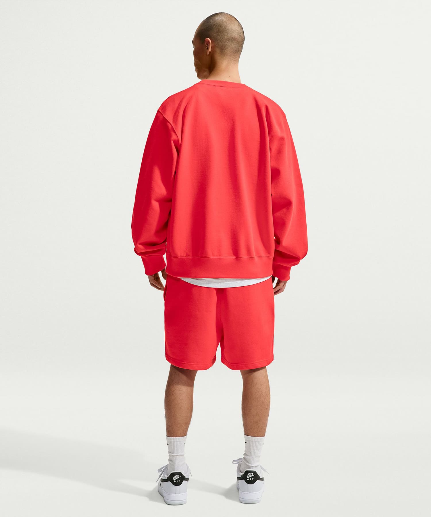 NIKE M NRG NK 560 FLEECE CREW LT CRIMSONの画像