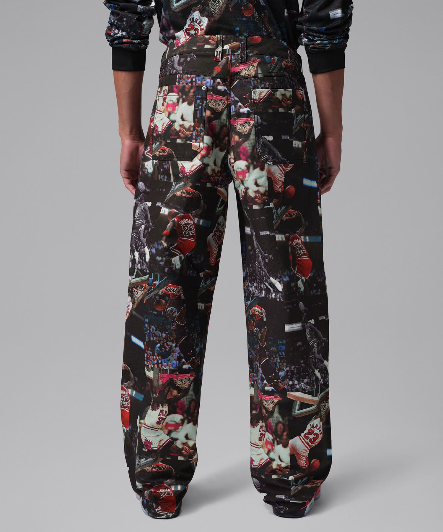 JORDAN BRAND M J FLT AOP WVN PANT BLACKの画像