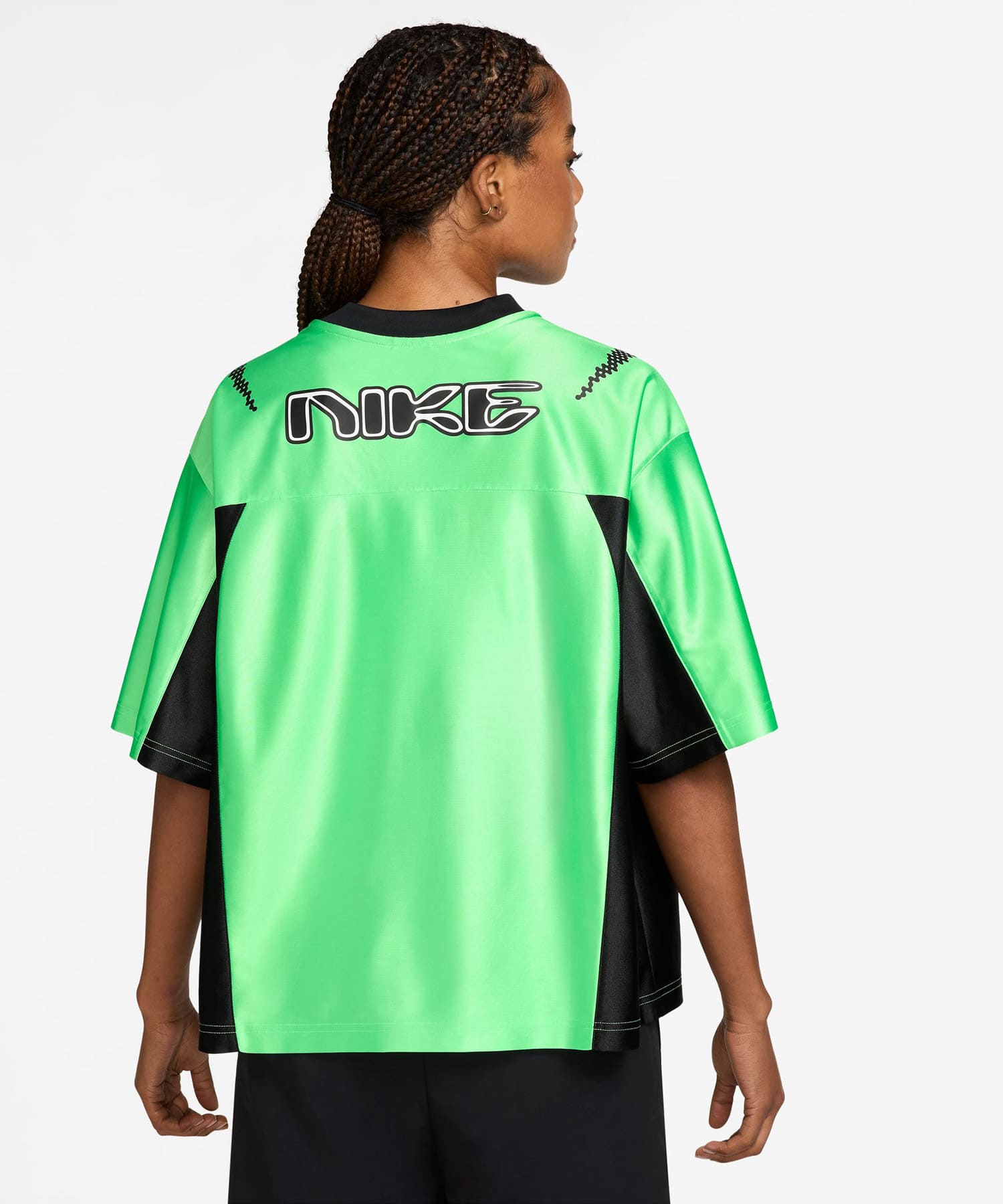 NIKE AS W NK STREET GFX JERSEY GREENの画像