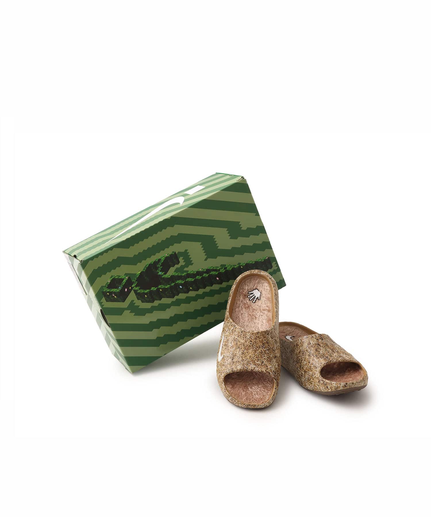 NIKE REACTX REJUVEN8 SLIDE QS WHEAT/SAIL-GUM DARK BROWNの画像