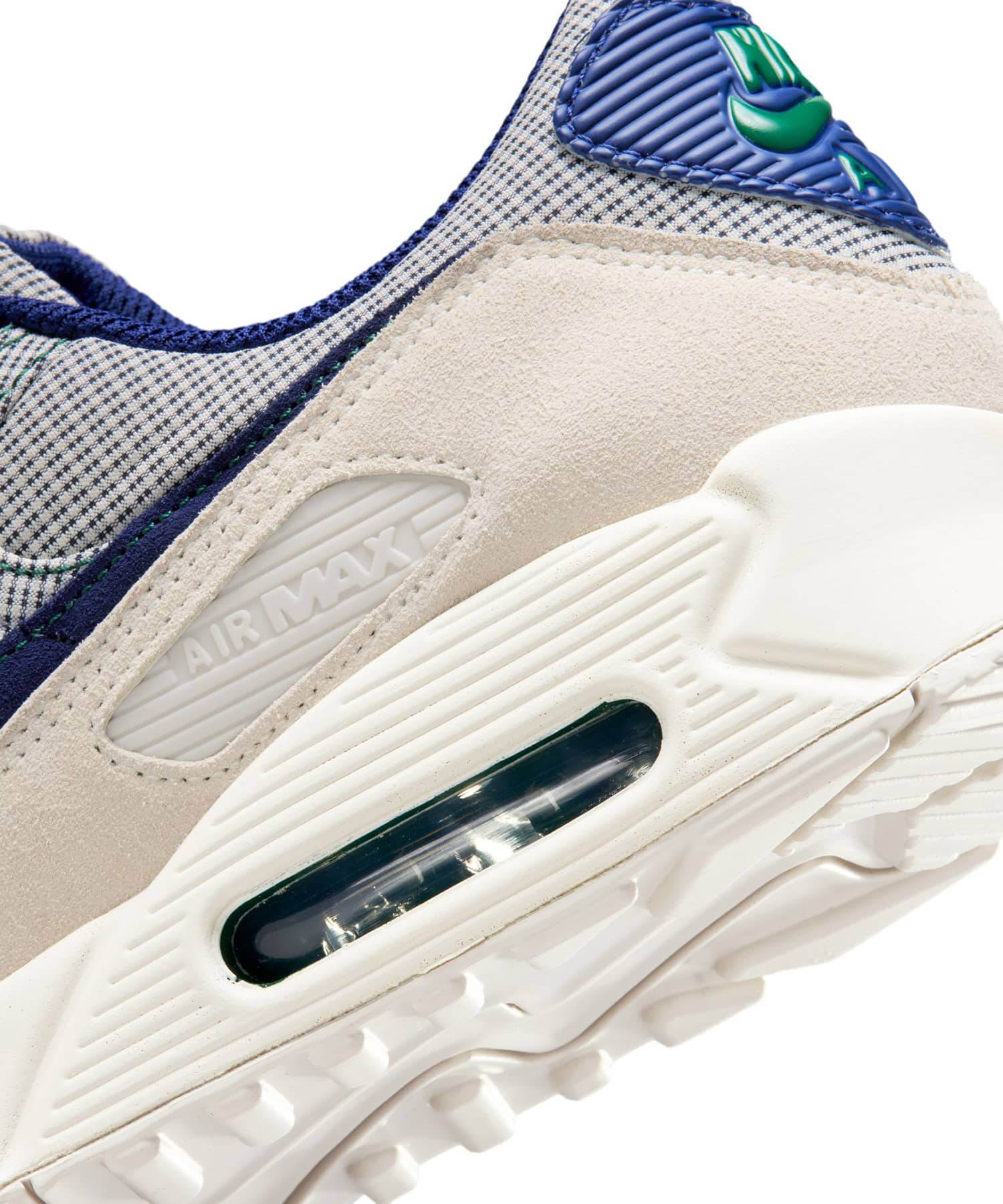 NIKE AIR MAX 90 QS COCONUT MILK/DEEP ROYAL BLUE-LEGION PINEの画像