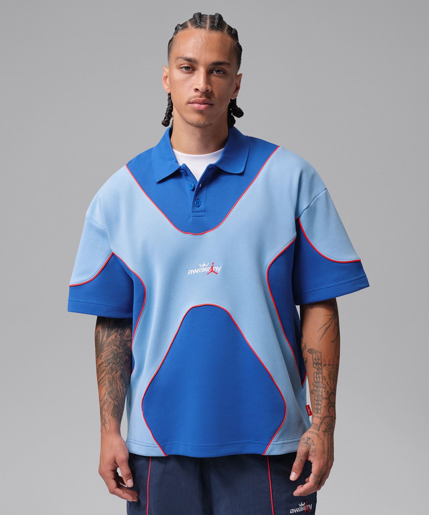 JORDAN BRAND M J AWAKE NY POLO BLUEの画像