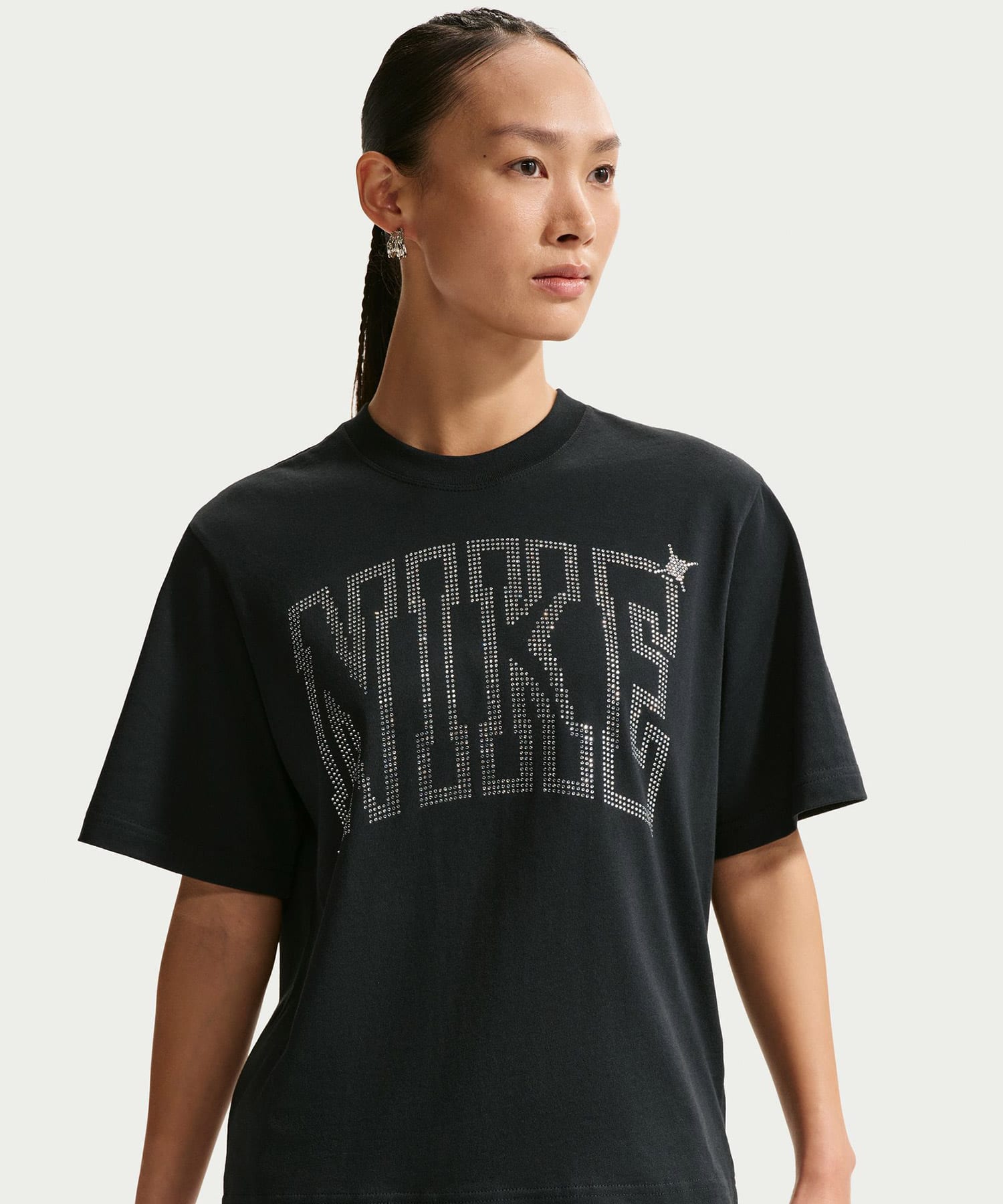 NIKE AS W NSW CLASSIC BOXY ST7 TEE BLACKの画像