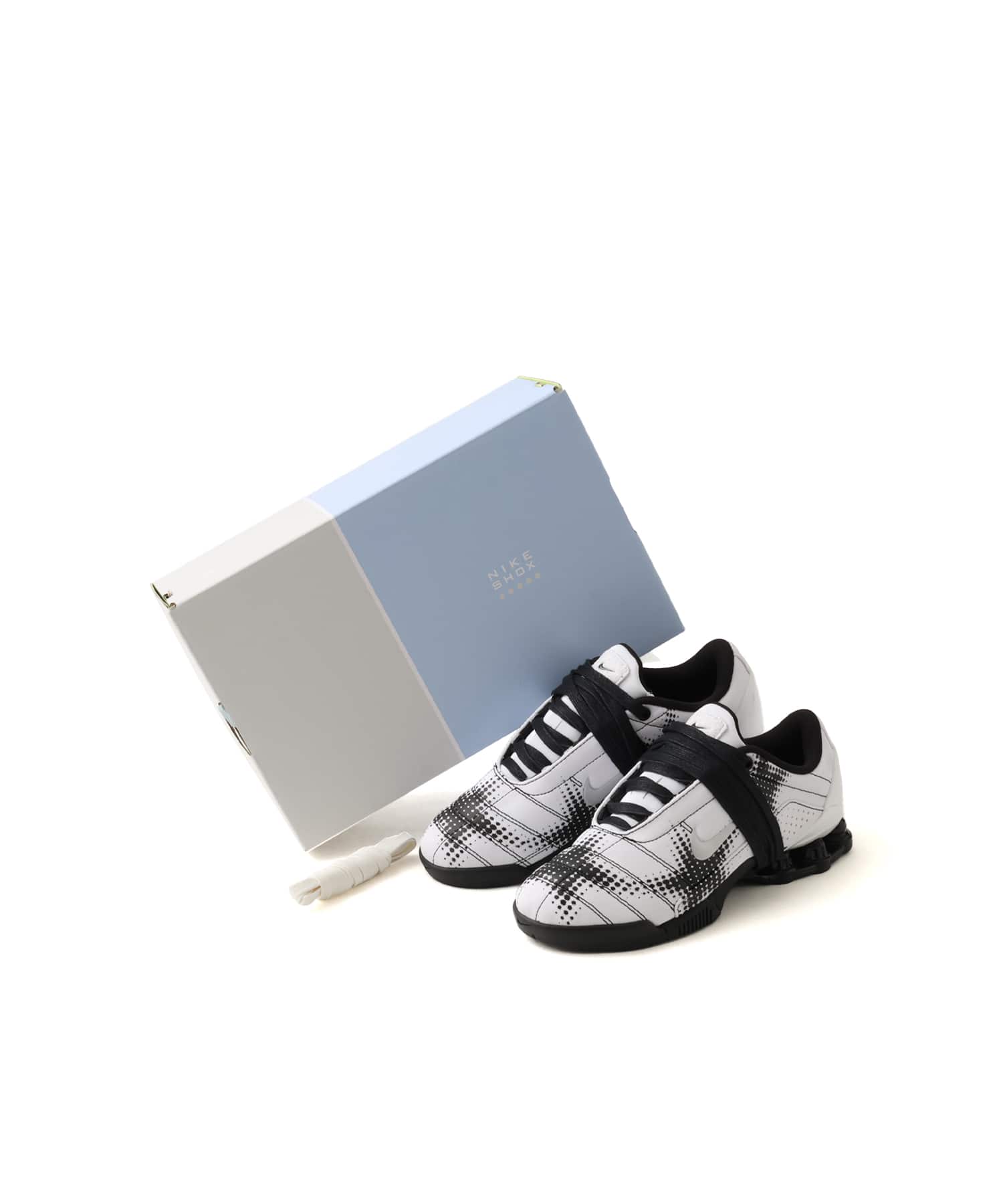 NIKE W NIKE T90 SHOX MAGIA WC WHITE/MTLC SILVER-BLACKの画像