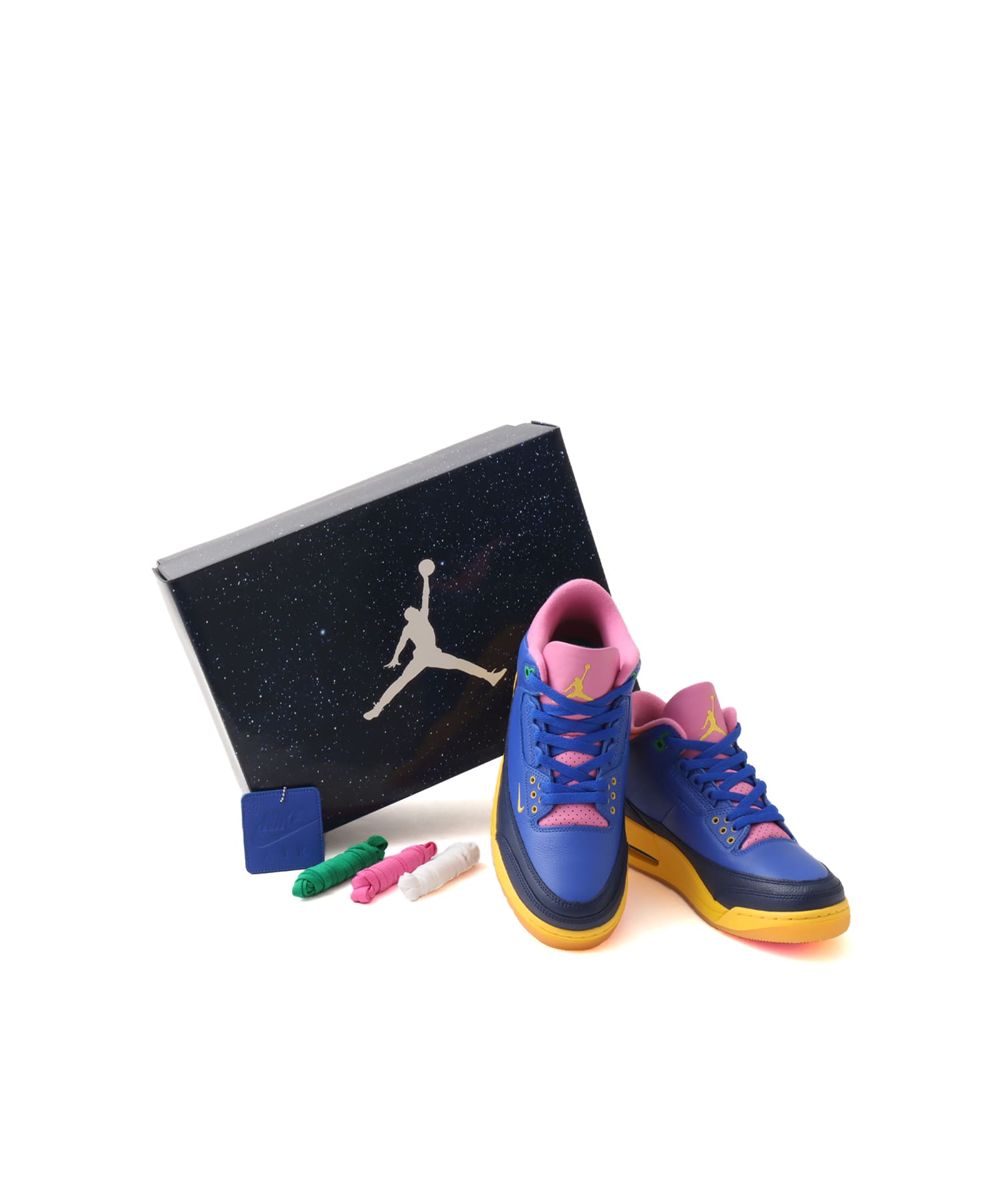 JORDAN BRAND AIR JORDAN 3 RETRO OG BZ SP RACER BLUE/LUCKY GREEN-BLUE VOIDの画像