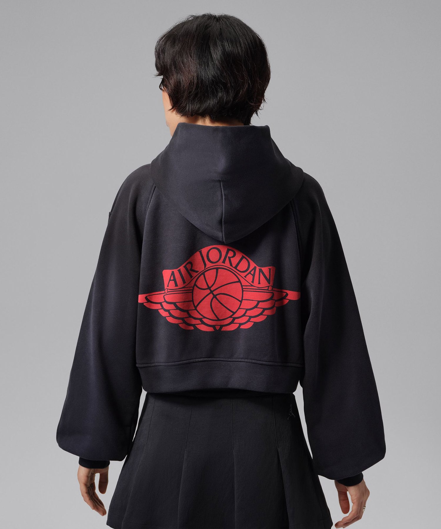 JORDAN BRAND AS W J FLT FLC MD CRP WINGS BLACKの画像
