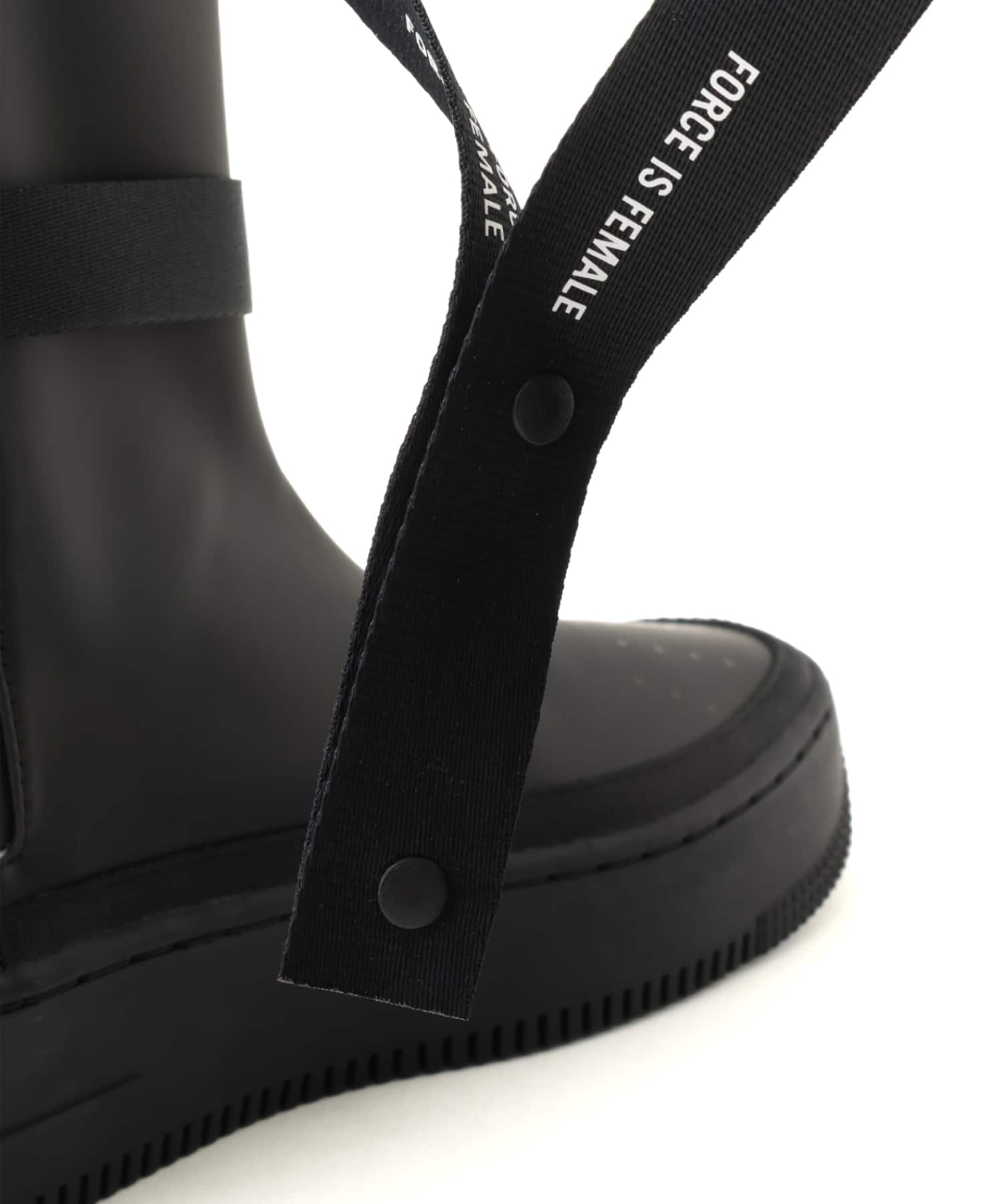 NIKE W AF1 SAGE HI BLACK/BLACK-WHITEの画像