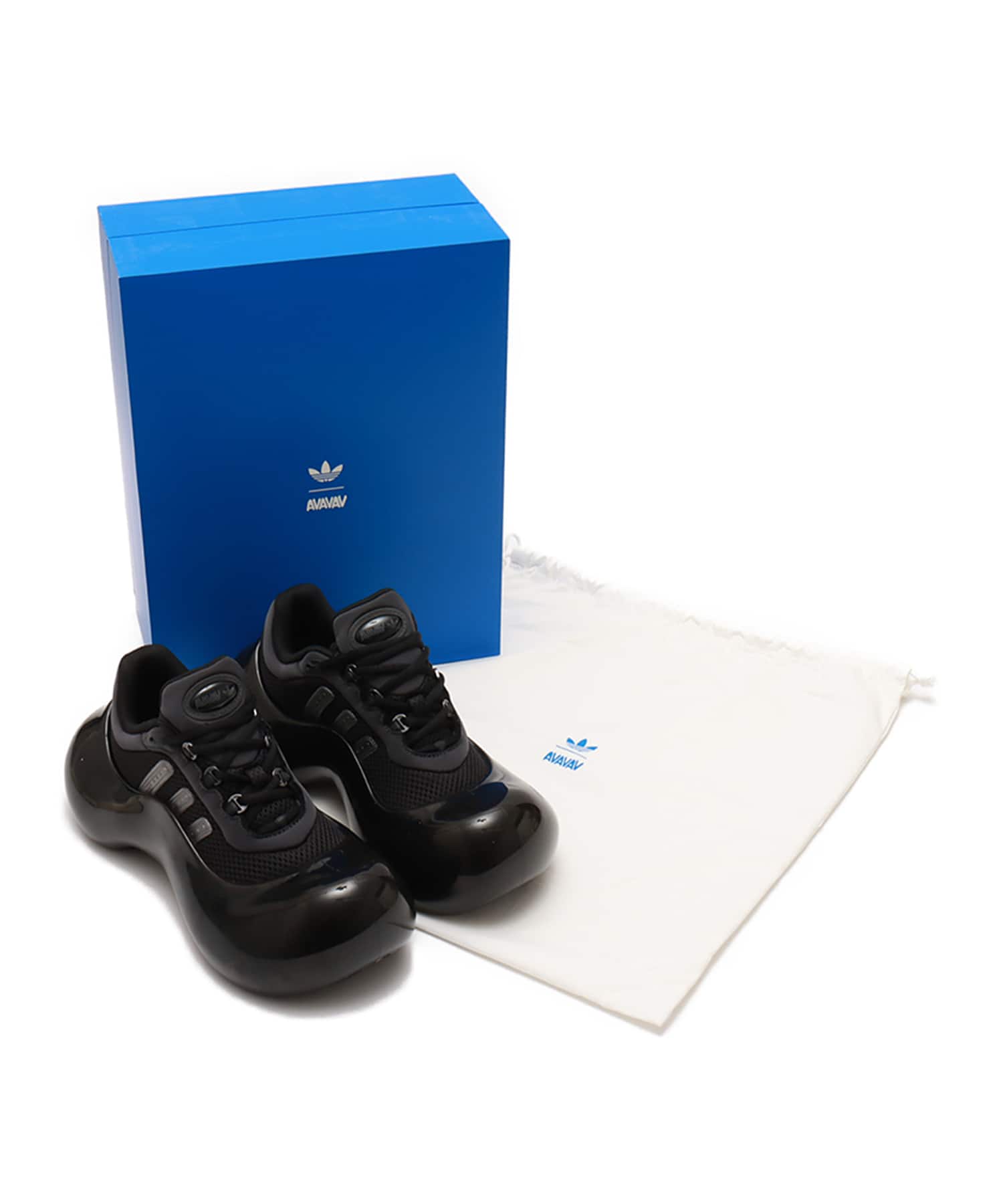 adidas by Avavav MOONRUBBER CORE BLACK/UTILITY BLACK/UTILITY BLACKの画像