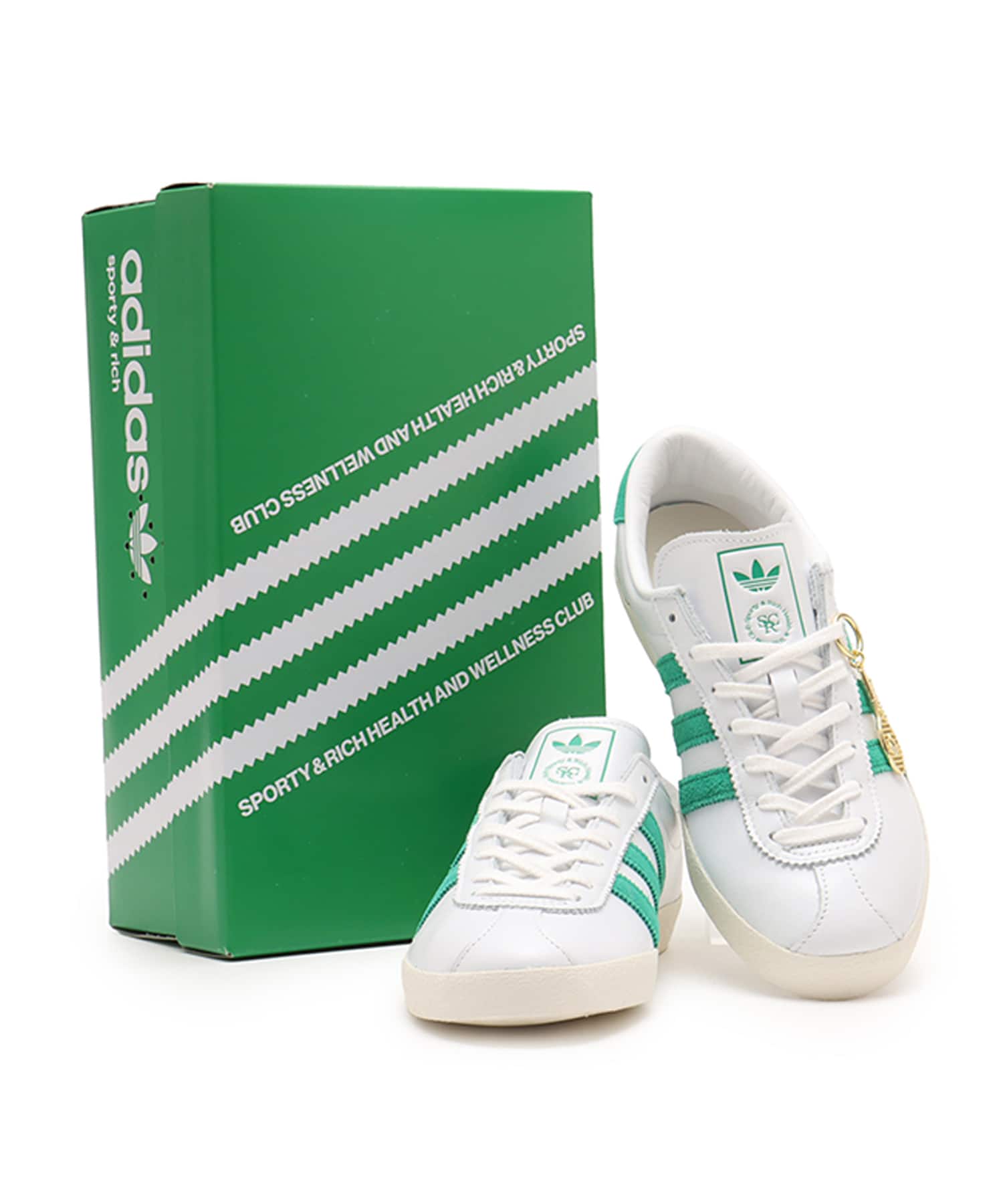 adidas SPORTY & RICH BLANC FOOT WEAR WHITE/OFF WHITE/COURT GREENの画像