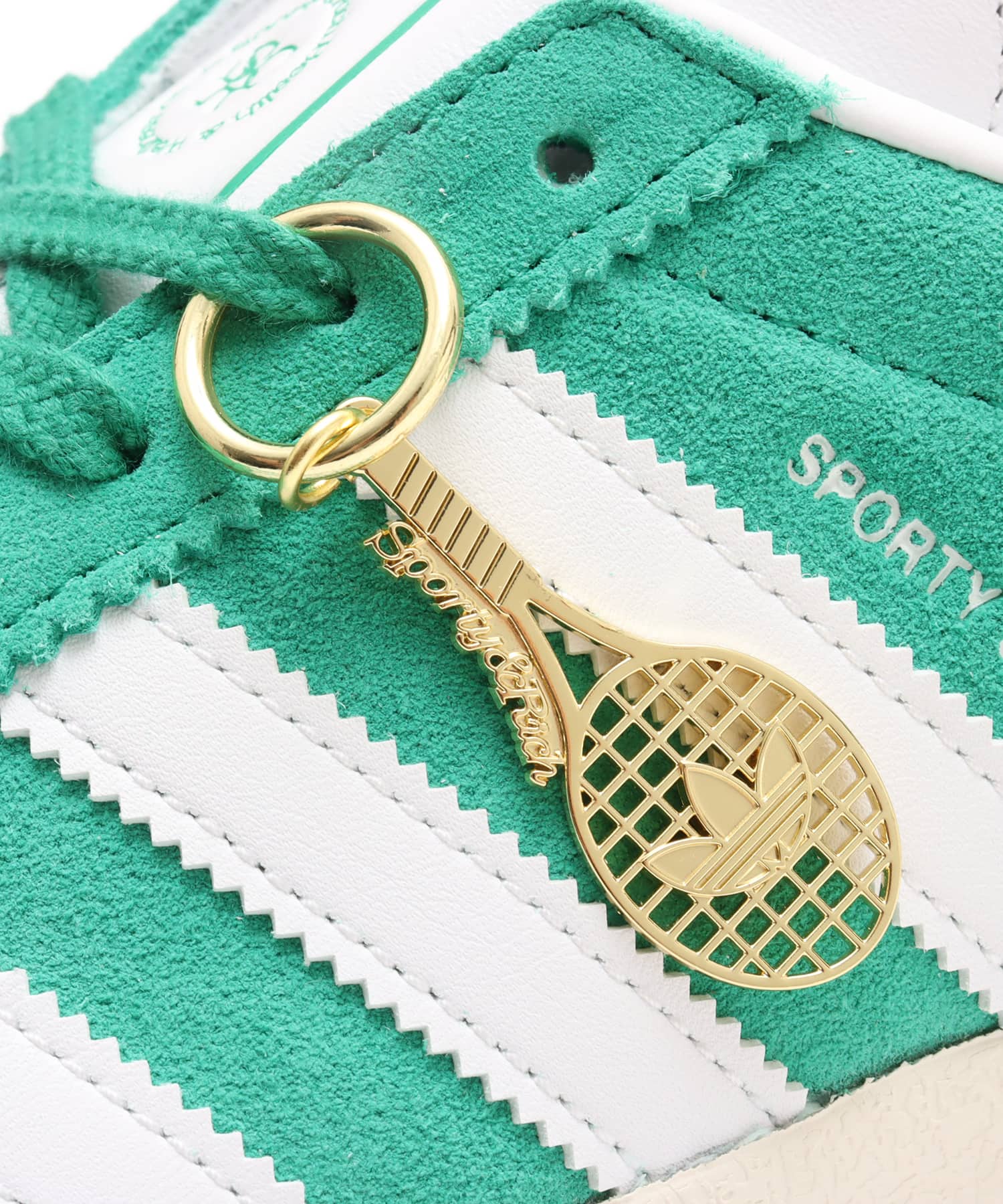 adidas SPORTY & RICH BLANC COURT GREEN/FOOT WEAR WHITE/OFF WHITEの画像