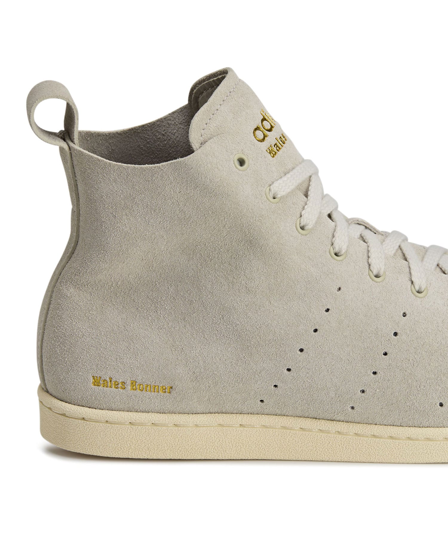 adidas WALES BONNER SUPERSTAR MIST STONE/WONDER WHITE/GOLD METの画像
