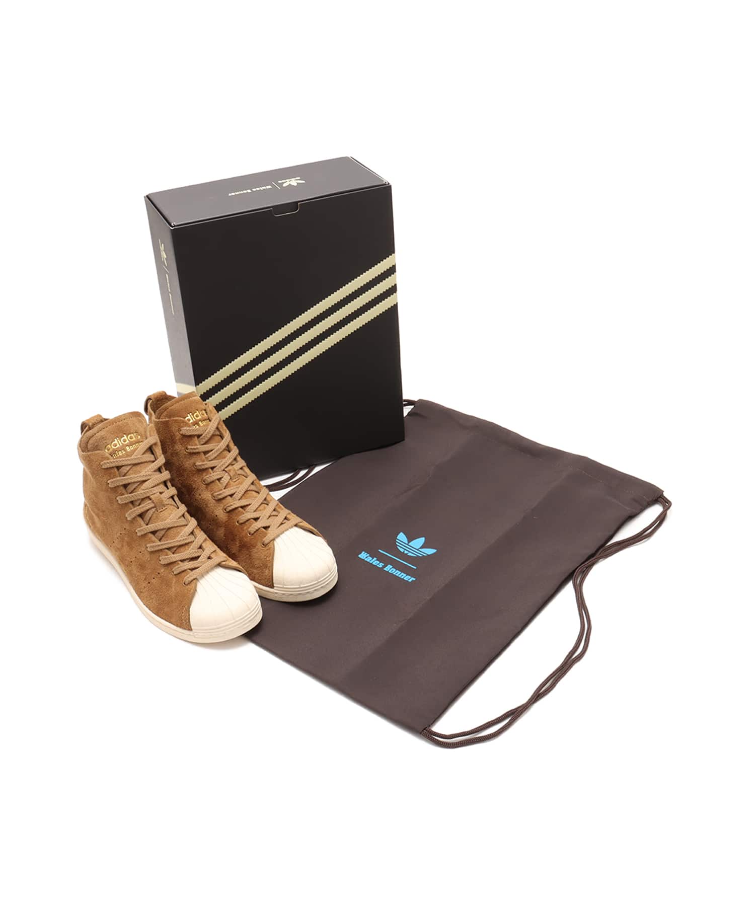 adidas WALES BONNER SUPERSTAR SUPPLIER COLOUR/WONDER WHITE/GOLD METの画像