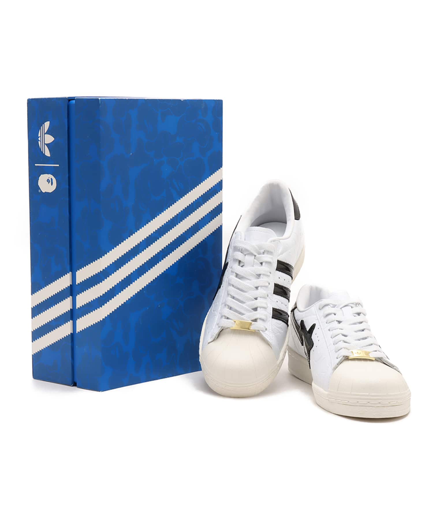 Superstar V BAPE - Footwear White/Core Black | UP THERE