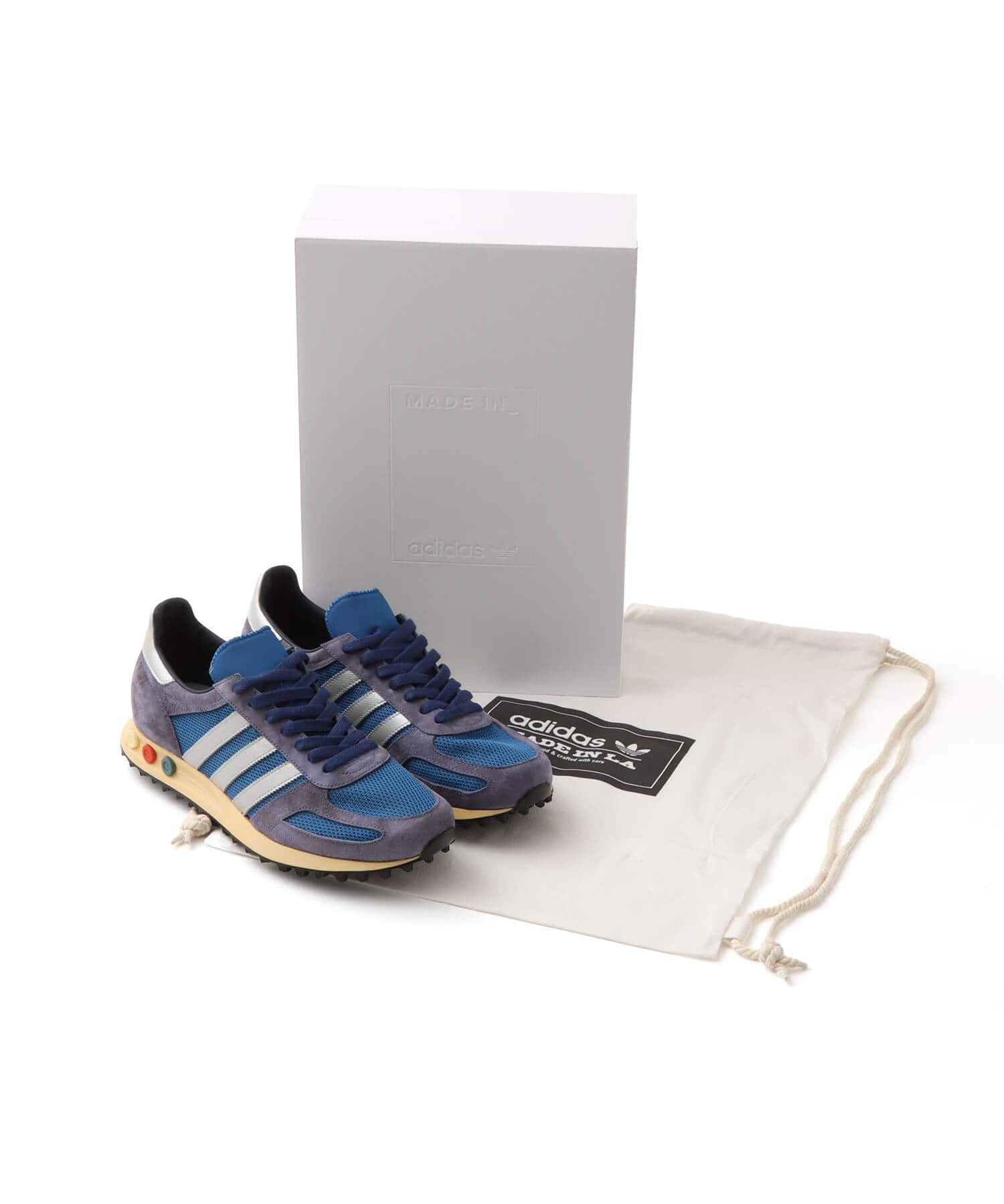 adidas LA TRAINER OG MADE IN USA PREVIO/SILVMT/DMARINの画像