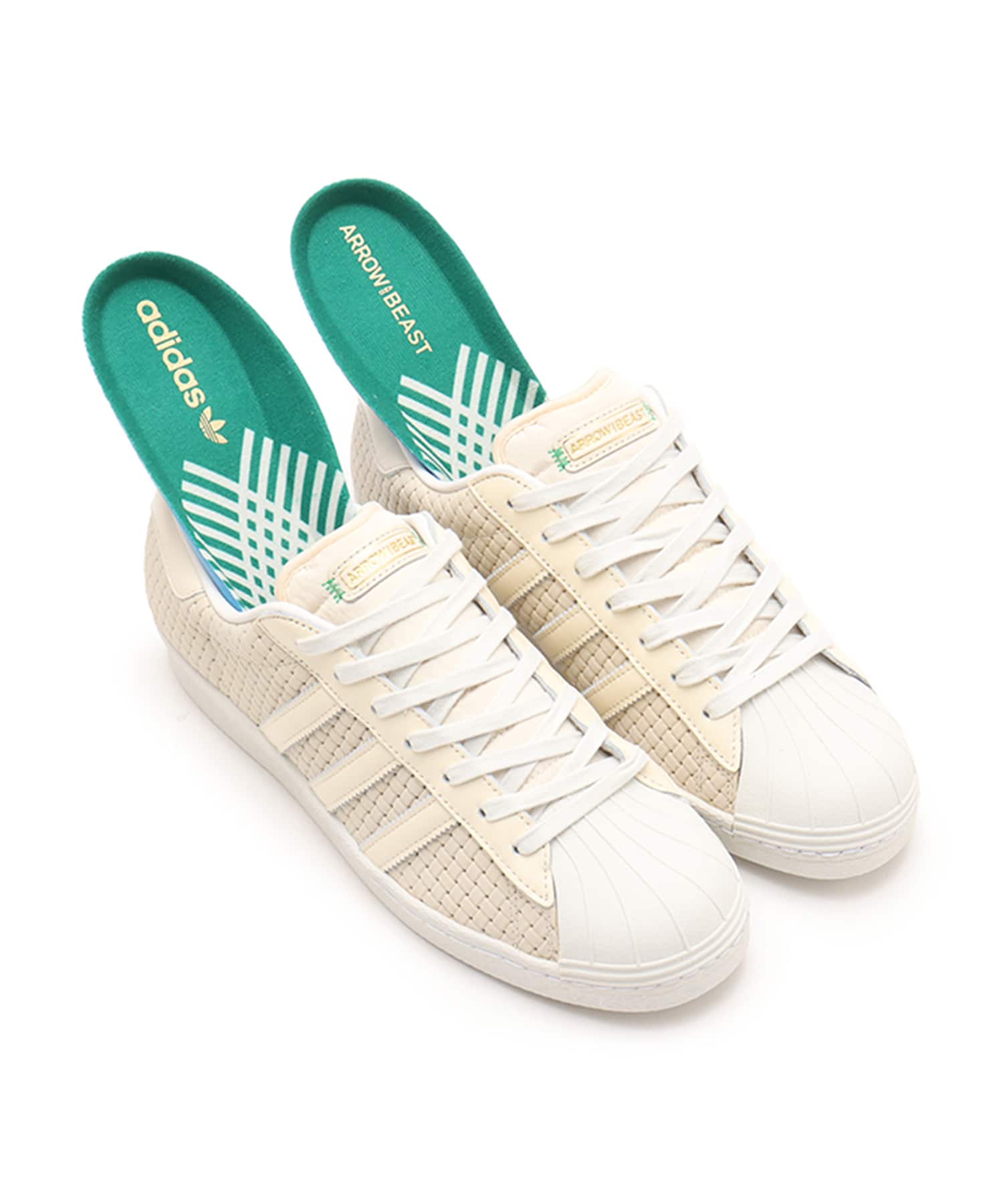 adidas SUPERSTAR ADV X ARROW & BEAST WONWHI/WONWHI/CRYWHTの画像