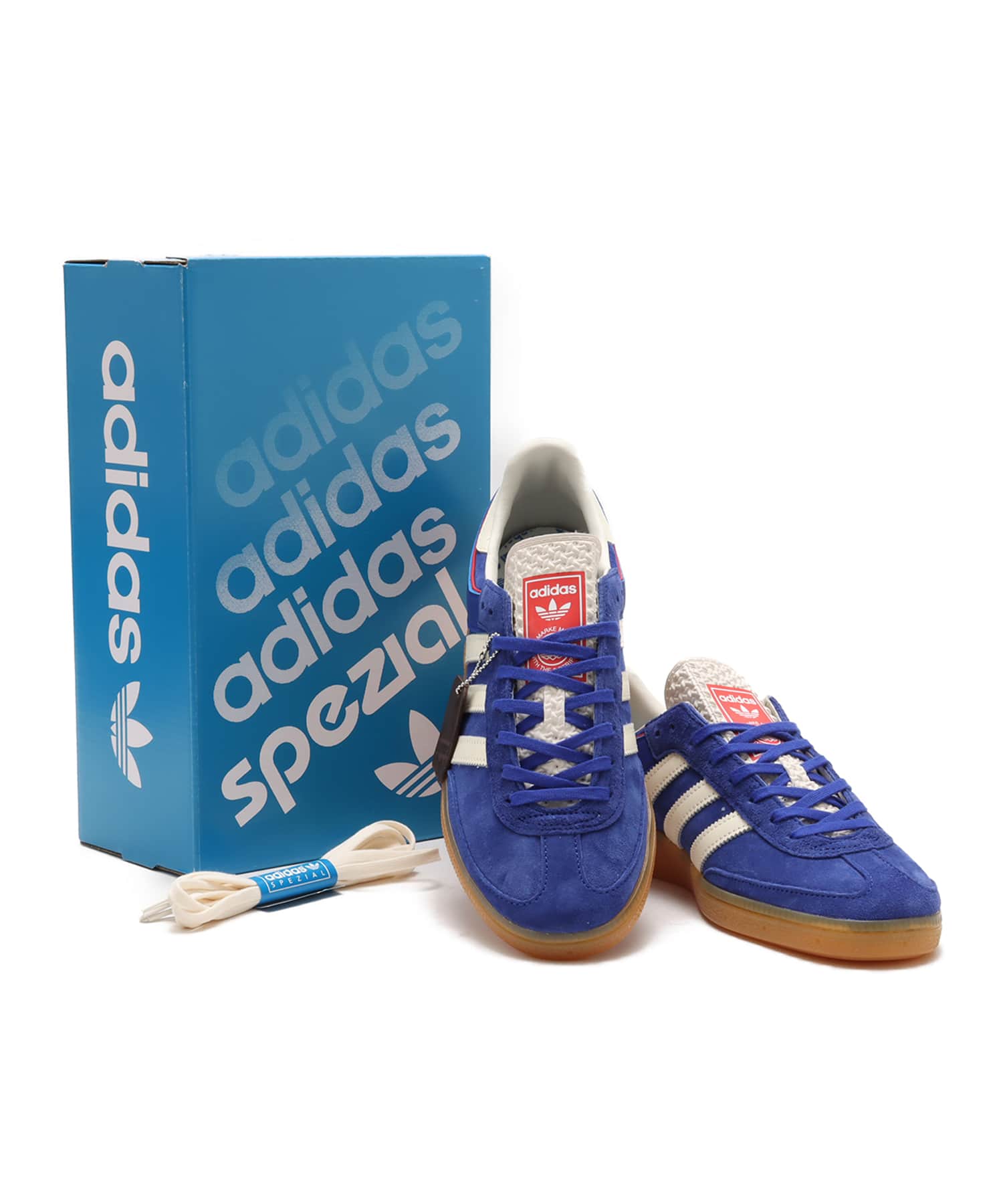adidas HANDBALL CUP SPZL ｾﾐLUCID BLUE/CREAM WHITE/GUMの画像