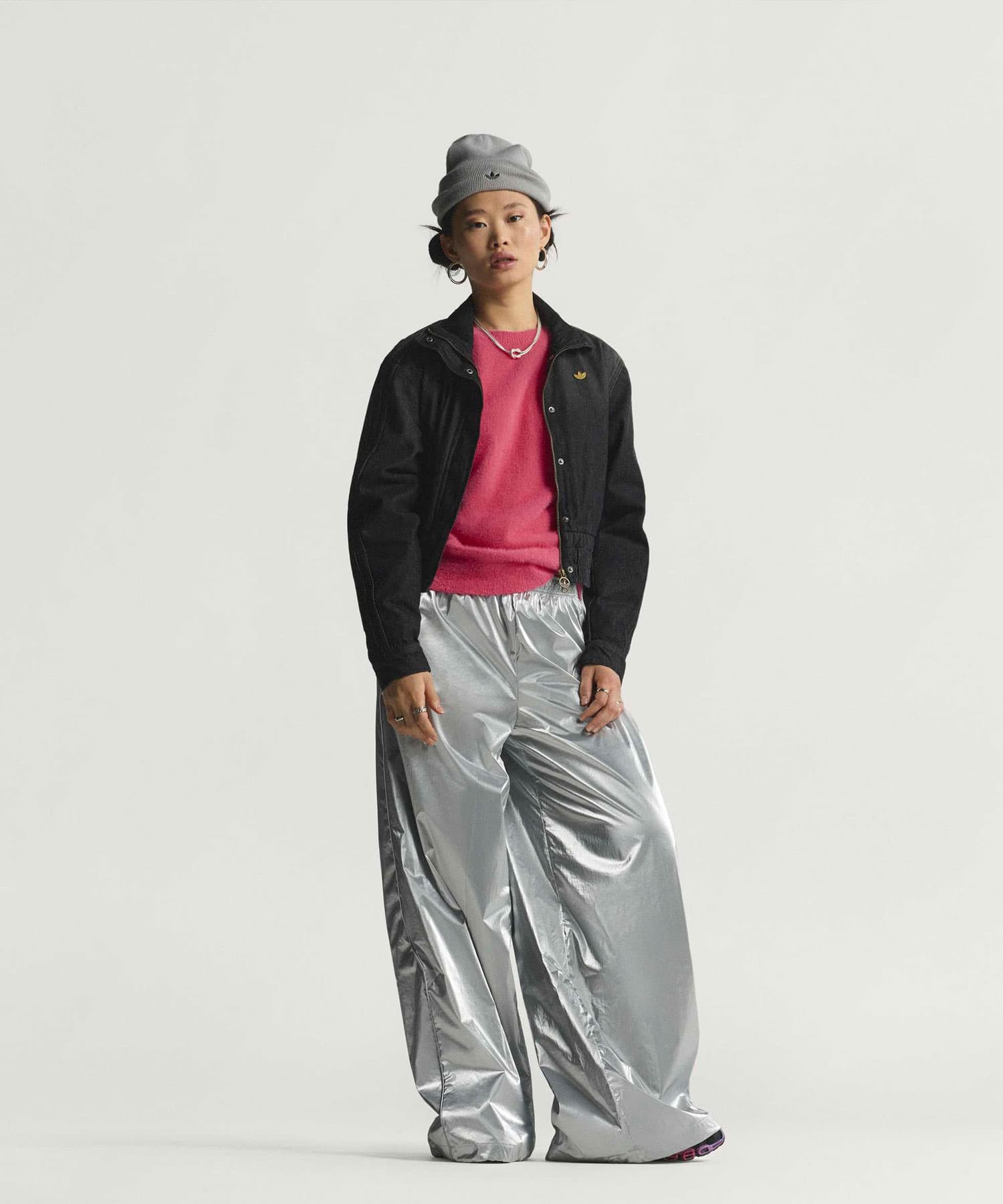 adidas DENIM TRACKTOP トゥルーブラックデニムの画像