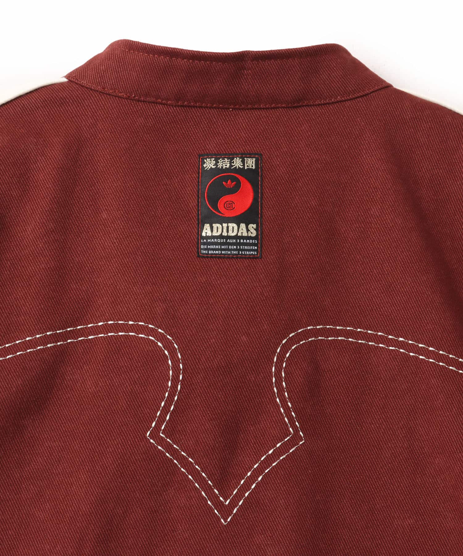 adidas CLOT TRACK JACKET BY EDISON CHEN fox brown（アディダス