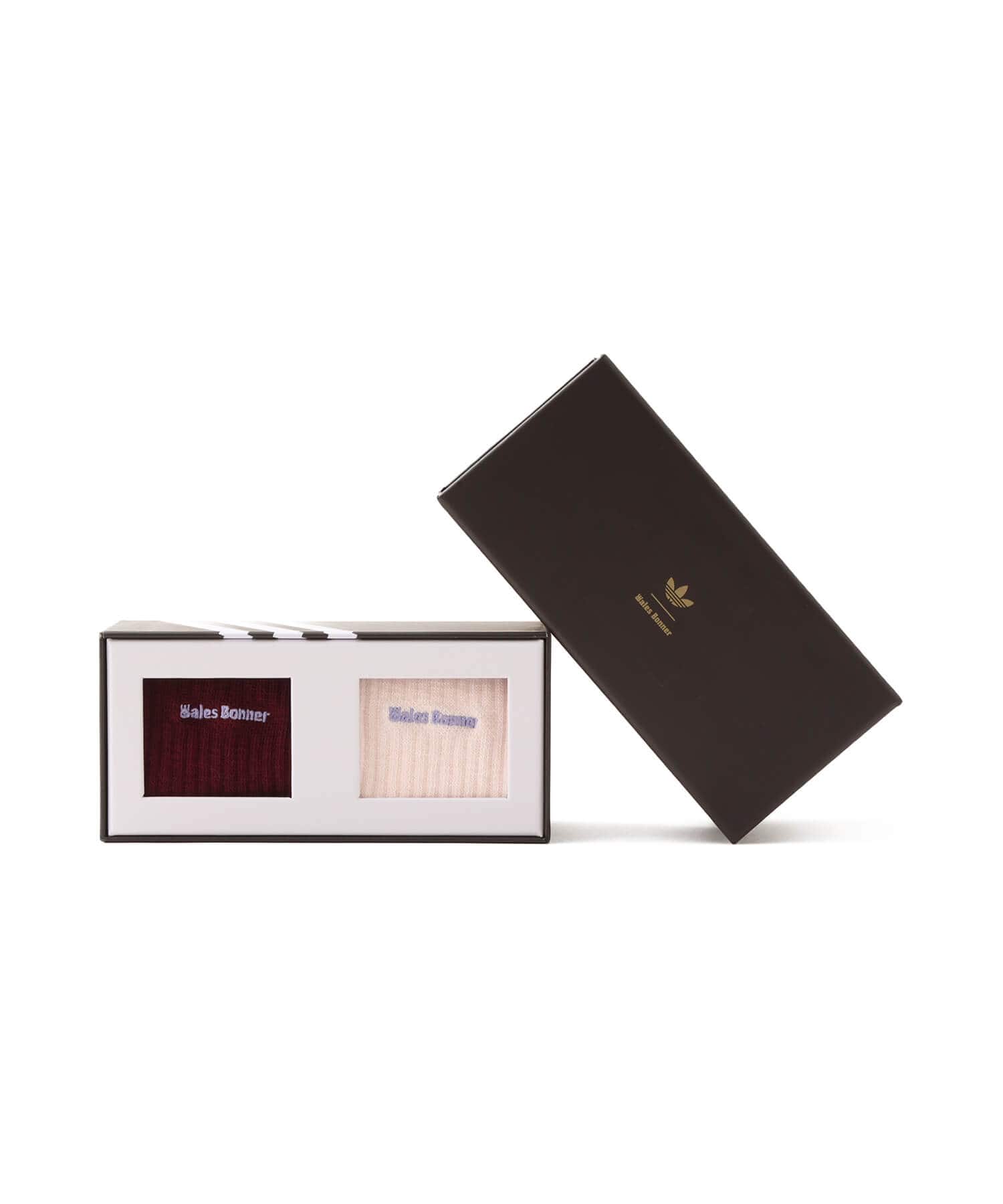 adidas WALES BONNER 3-STRIPES SOCKS MAROON/WONQUAの画像