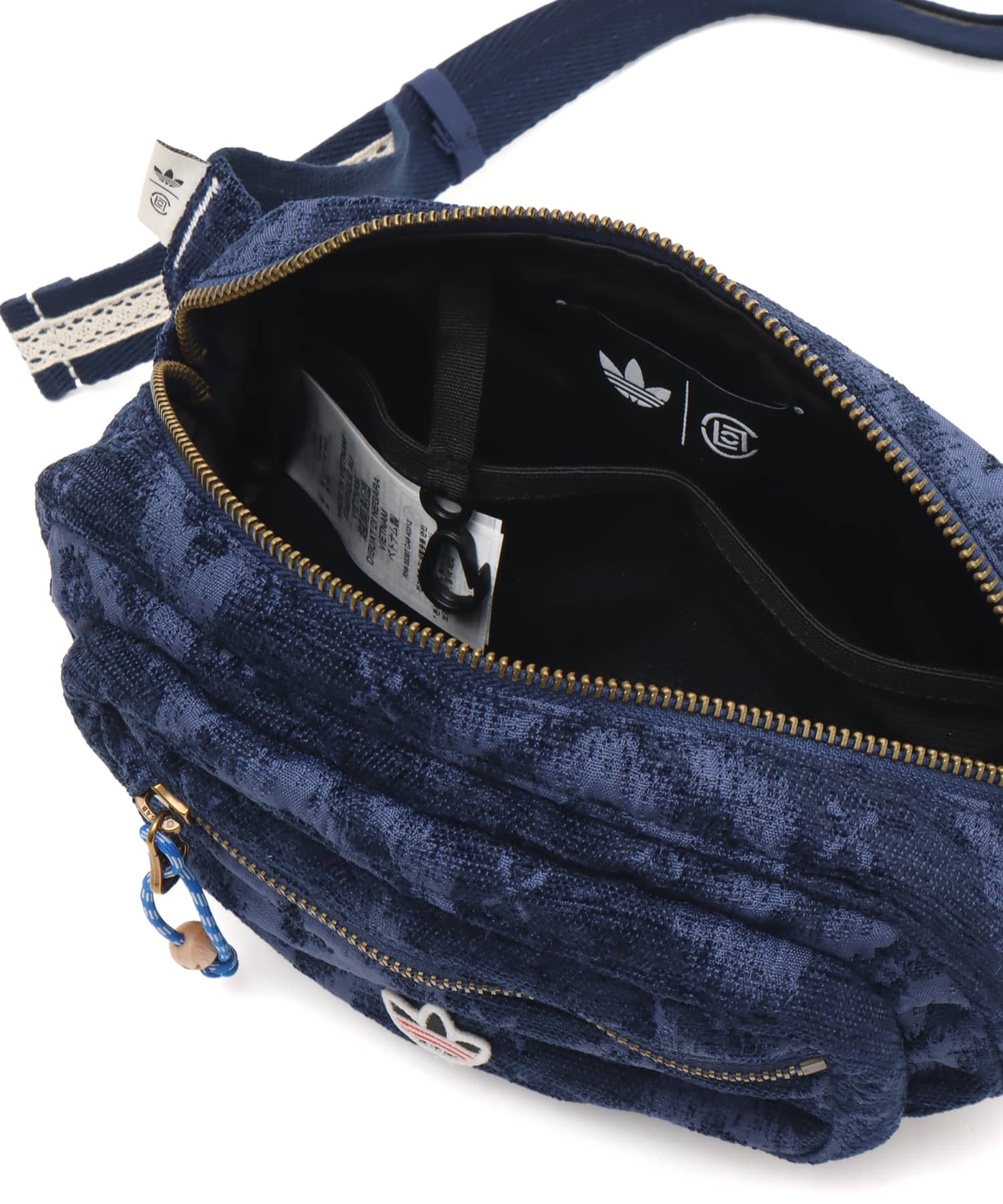 adidas CLOT WAIST BAG BY EDISON CHEN ナイトインディゴ/テックインディゴの画像