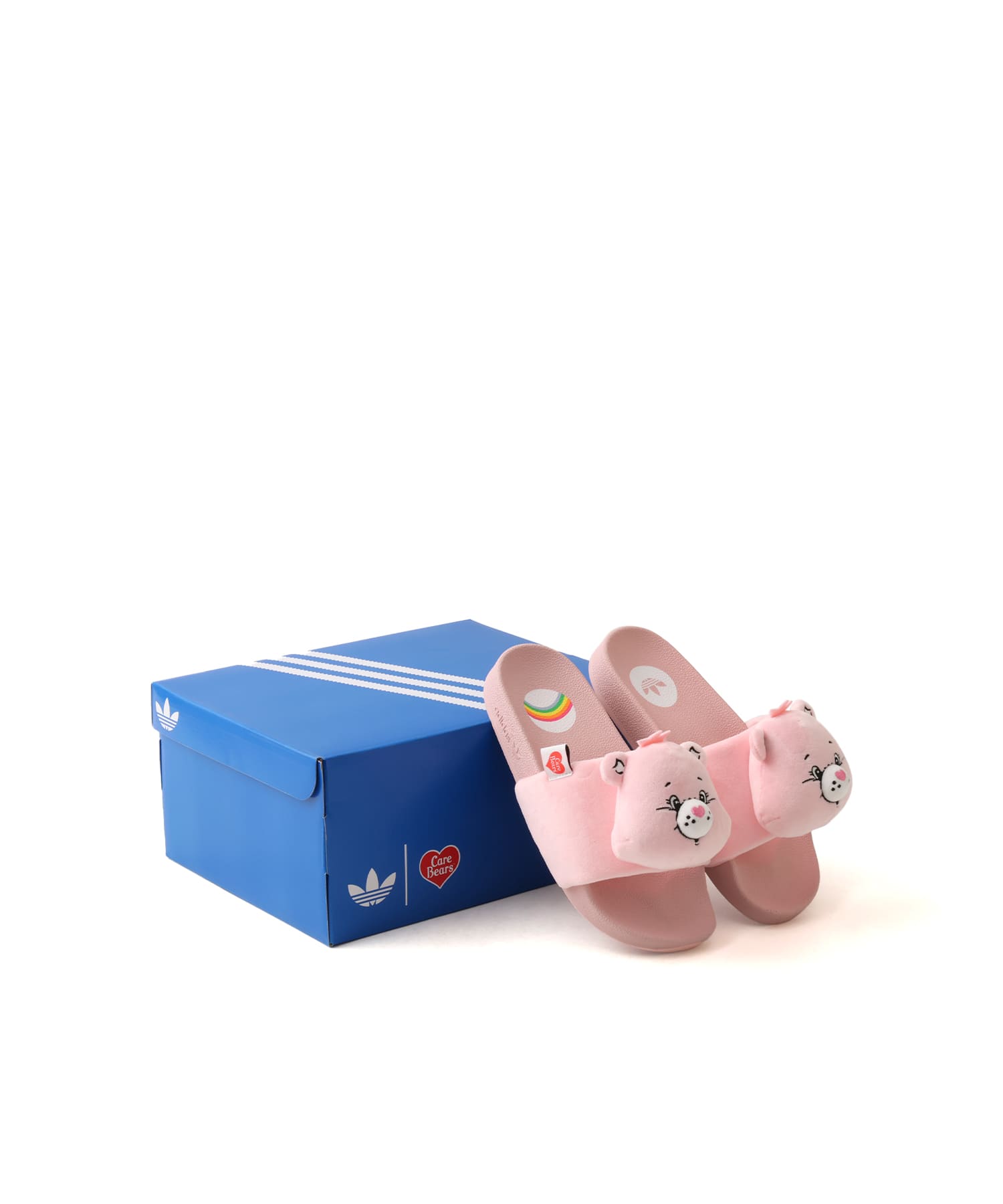 adidas CARE BEARS ADILETTE W CLPINK/FTWWHT/LUCPNKの画像