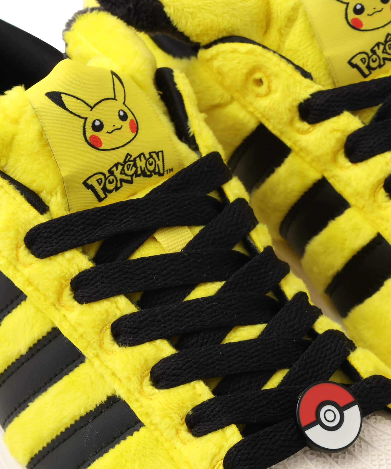 adidas POKEMON SUPERSTAR II YELLOW/YELLOW/CBLACKの画像