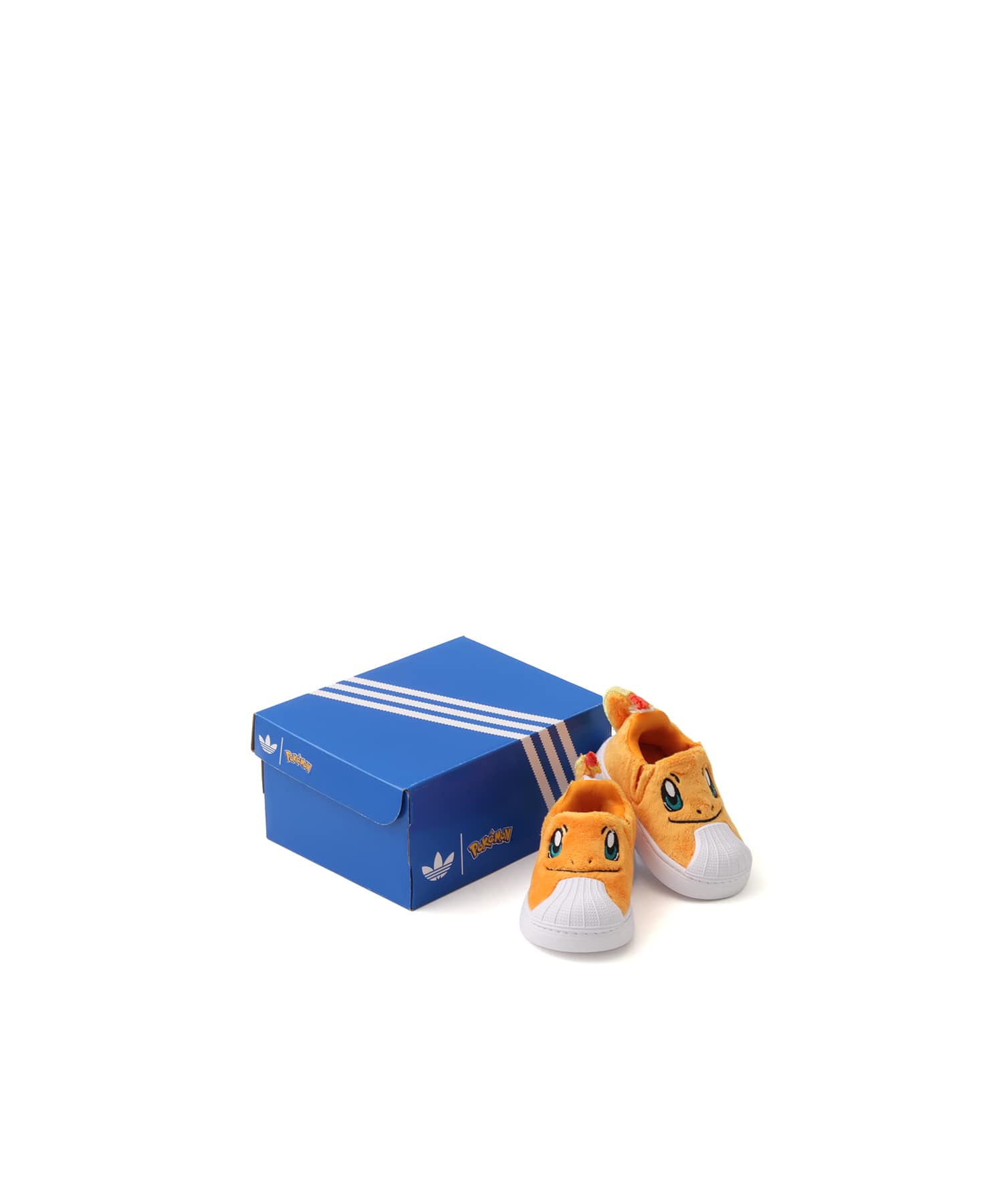 adidas POKEMON SUPERSTAR QUICKON ORANGE/FTWWHT/EQTGRNの画像