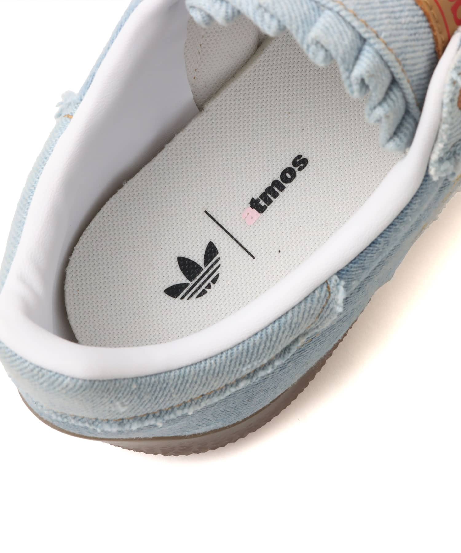 adidas HANDBALL SPEZIAL LO PRO ATMOS PINK "DENIM" SUPPLIER COLOUR/FTWR WHITE/GUM5の画像