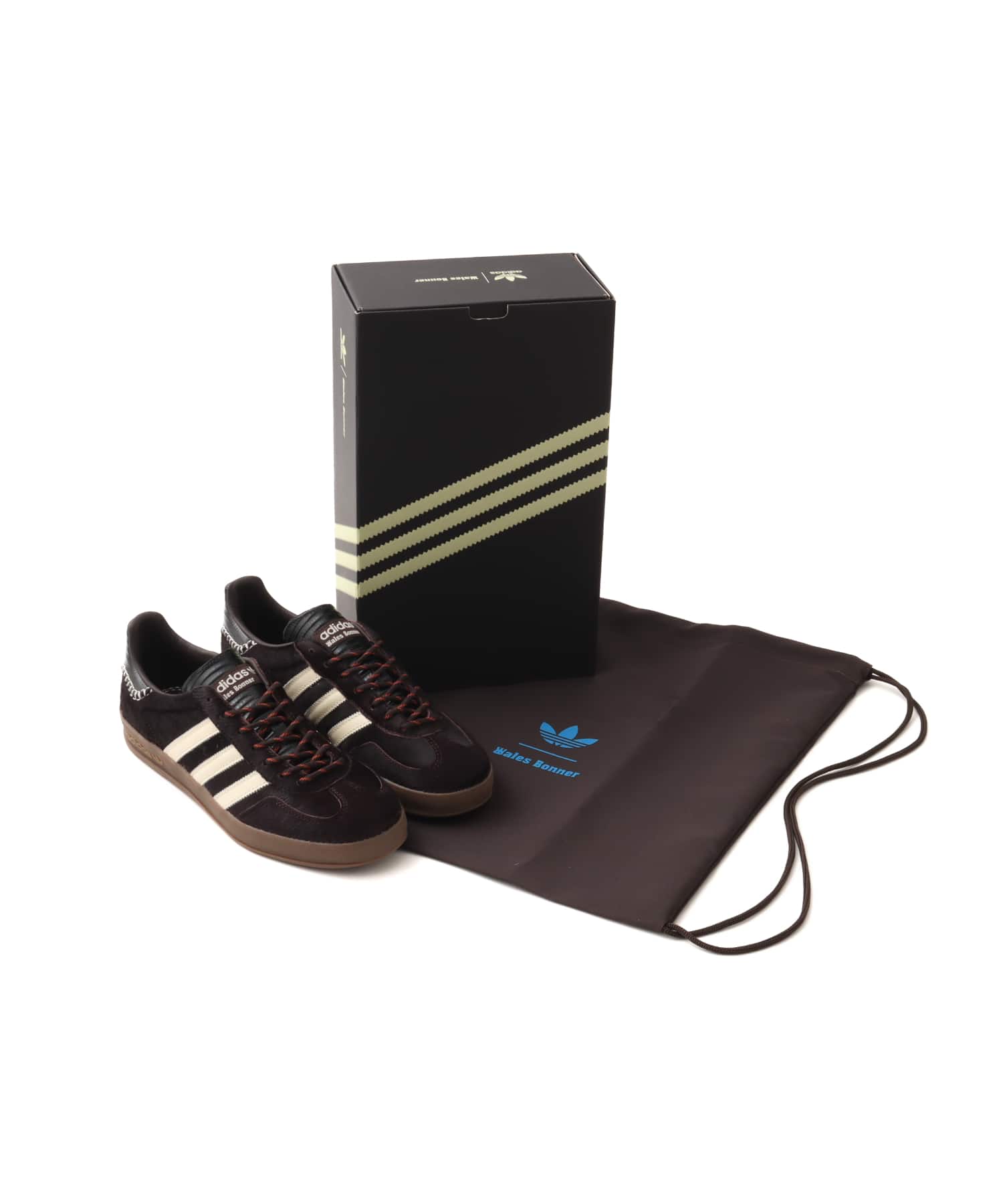 adidas WALES BONNER GAZELLE PONY AUCO/WONWHI/CBLACKの画像