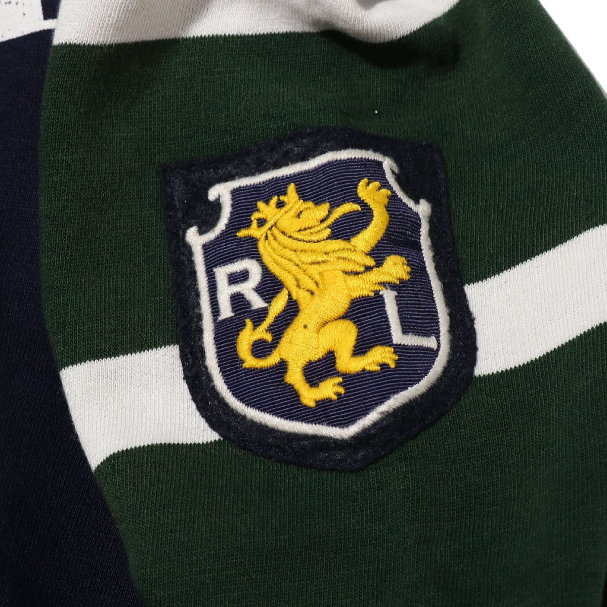POLO RALPH LAUREN LSPOHOODM2-LONG SLEEVE-KNIT YELLOW MULTI 18HO-Iの画像