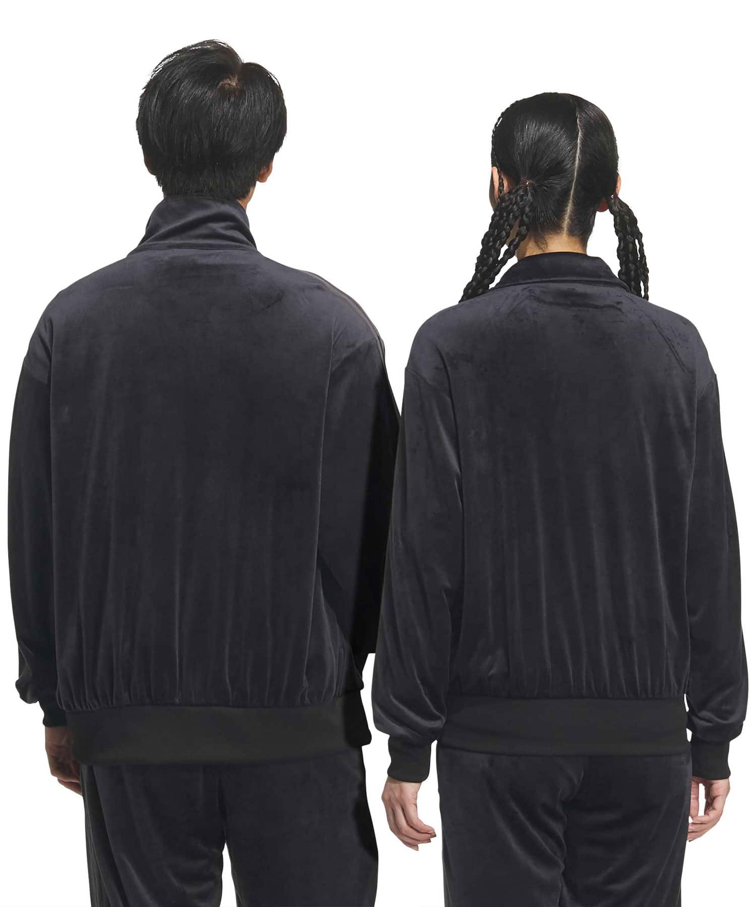 adidas FIREBIRD TRACK TOP VELOUR ブラックの画像