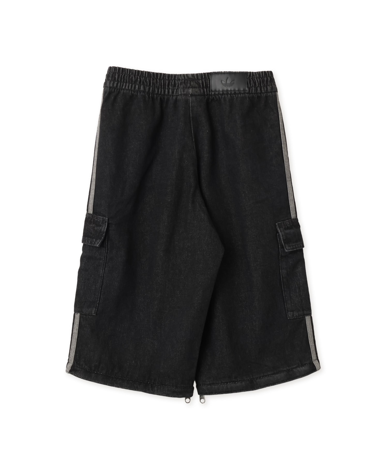 adidas MID RISE 2-IN-1 DENIM PANT トゥルーブラックデニムの画像