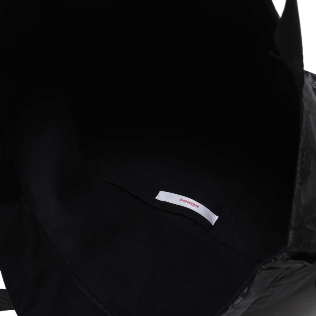atmos pink ナイロンナップサック BLACKの画像