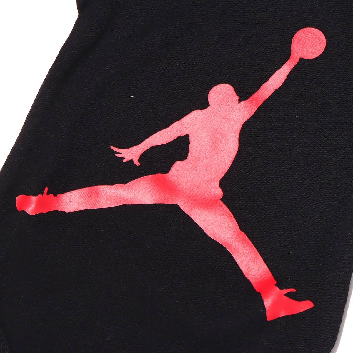 JORDAN JUMPMAN 3-PIECE SET HAT/BODYSUIT/BOOTIE BLACK/GYM RED 22HO-Iの画像