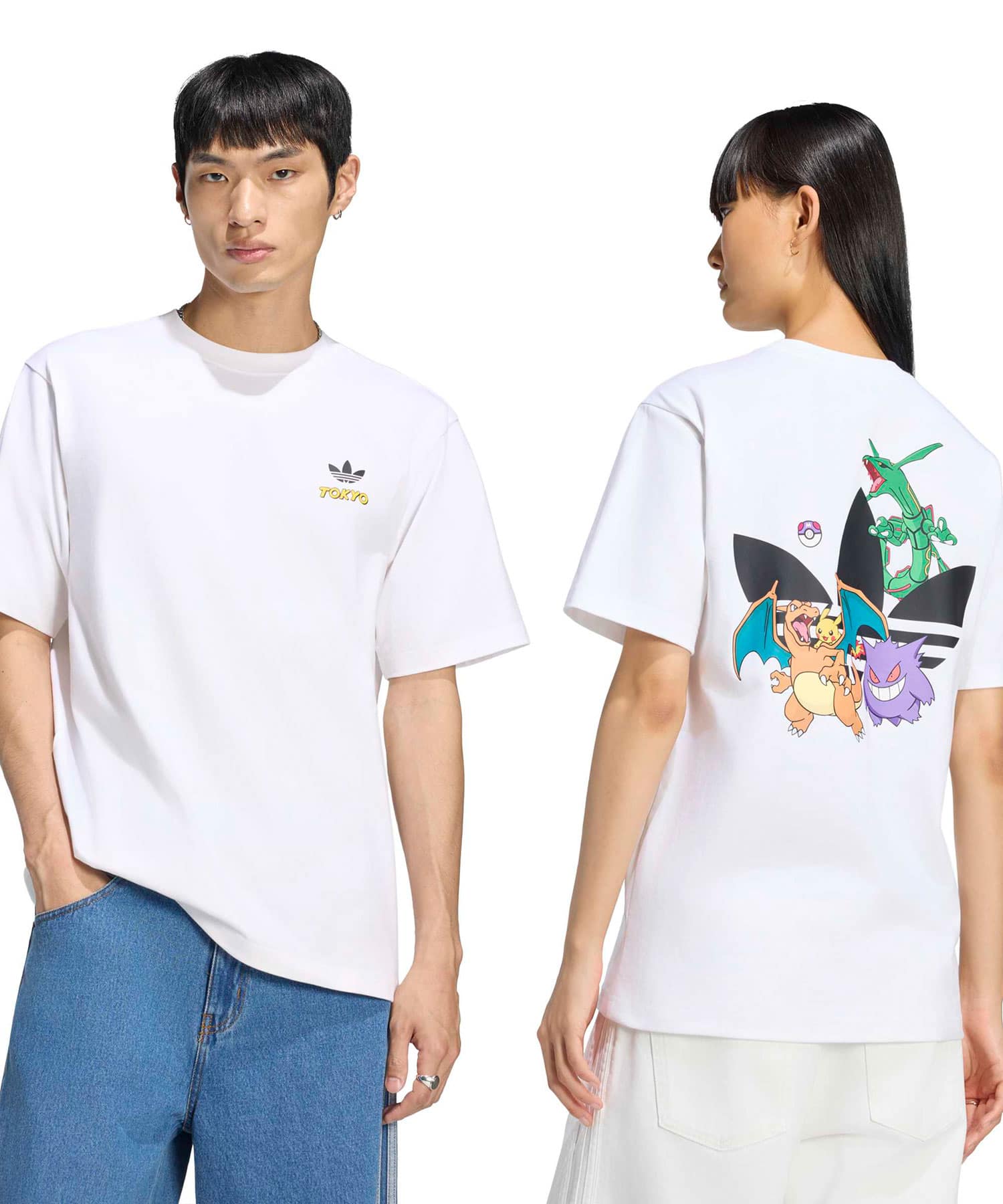 adidas POKEMON TEE TOKYO1 WHITEの画像