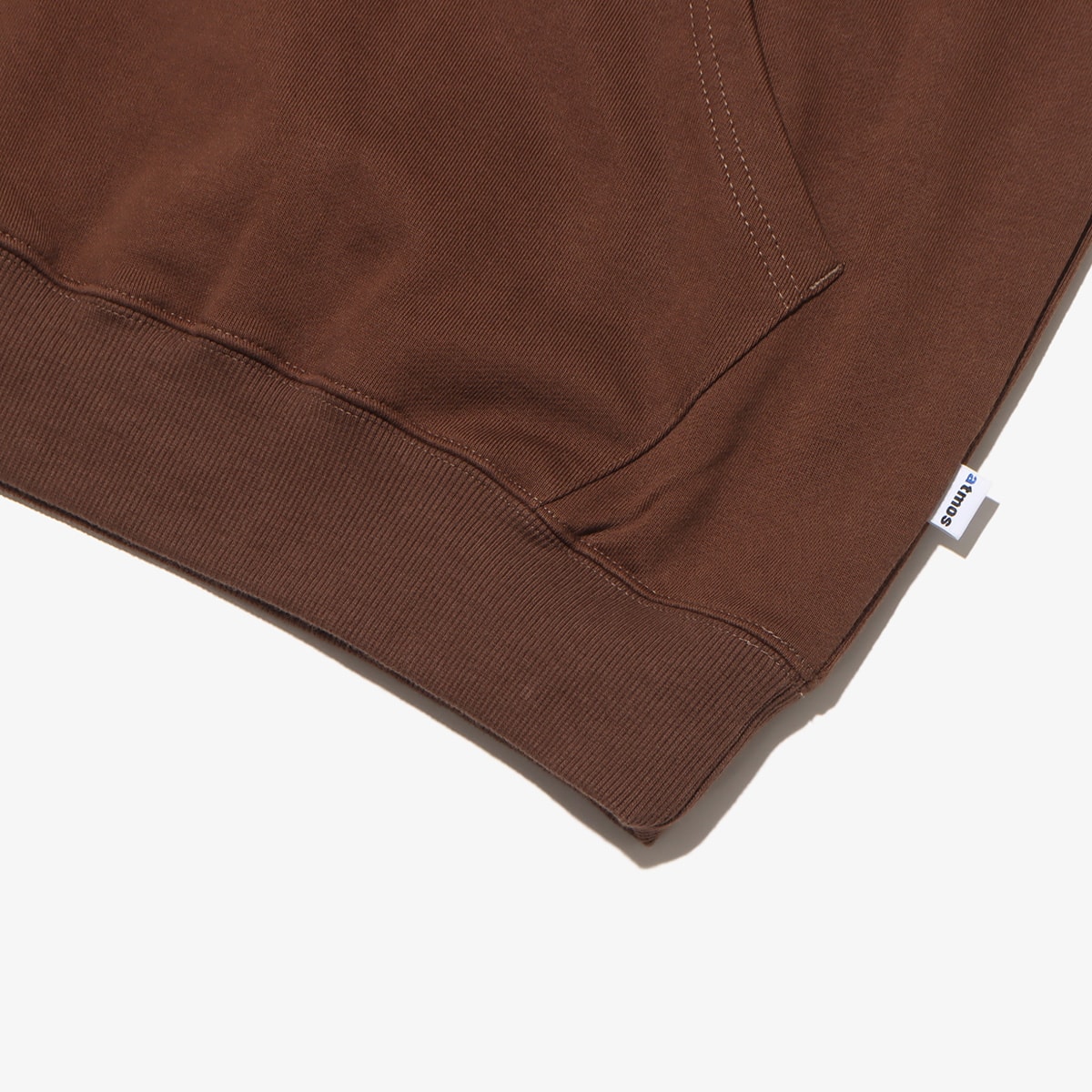 atmos Embroidery Classic Logo Hooded Sweatshirt BROWNの画像