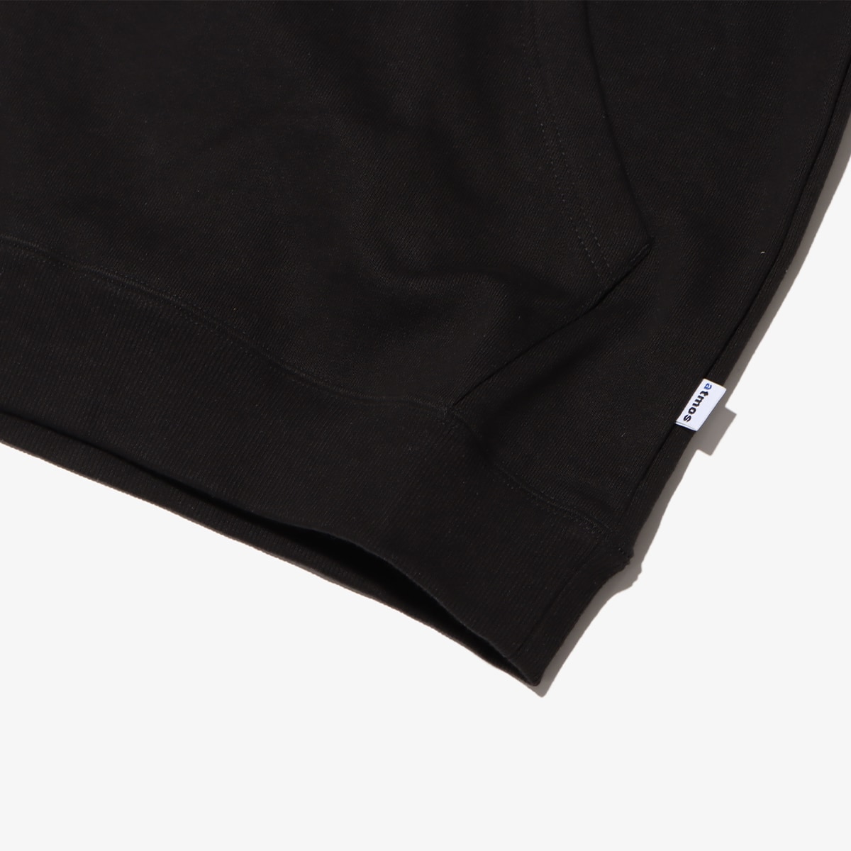 atmos FRONT LOGO Hooded Sweatshirt BLACKの画像