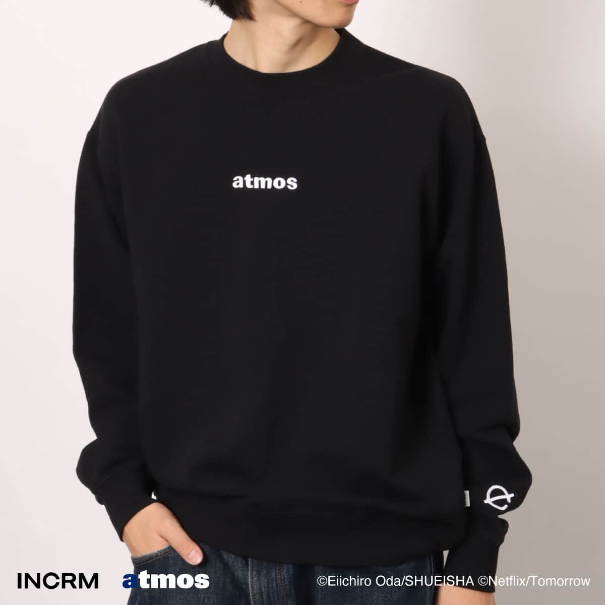 atmos x Netflixシリーズ「ONE PIECE」 x INCRM Sweatshirts BLACK