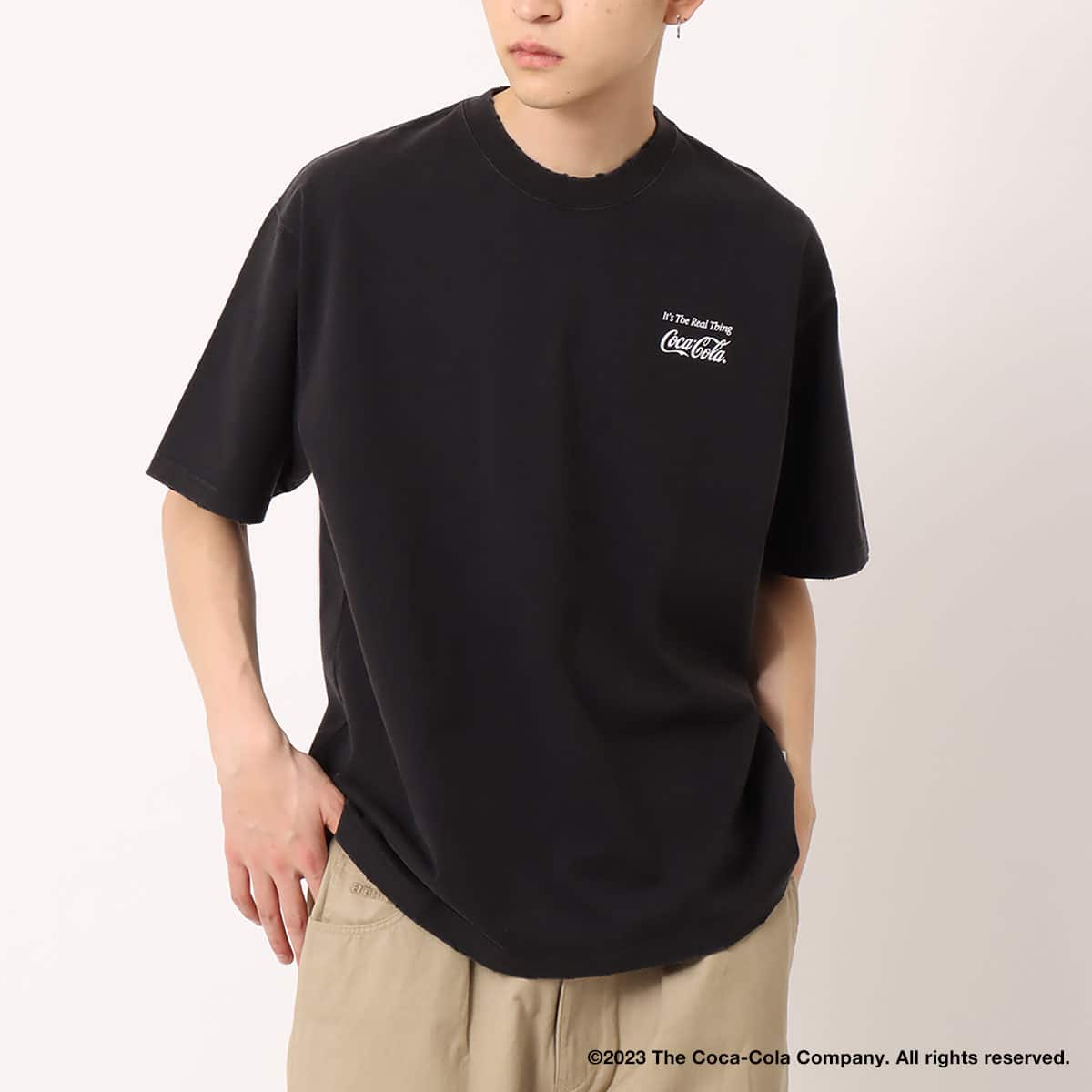 Coca Cola | atmos Metallic Logo T-shirts BLACK