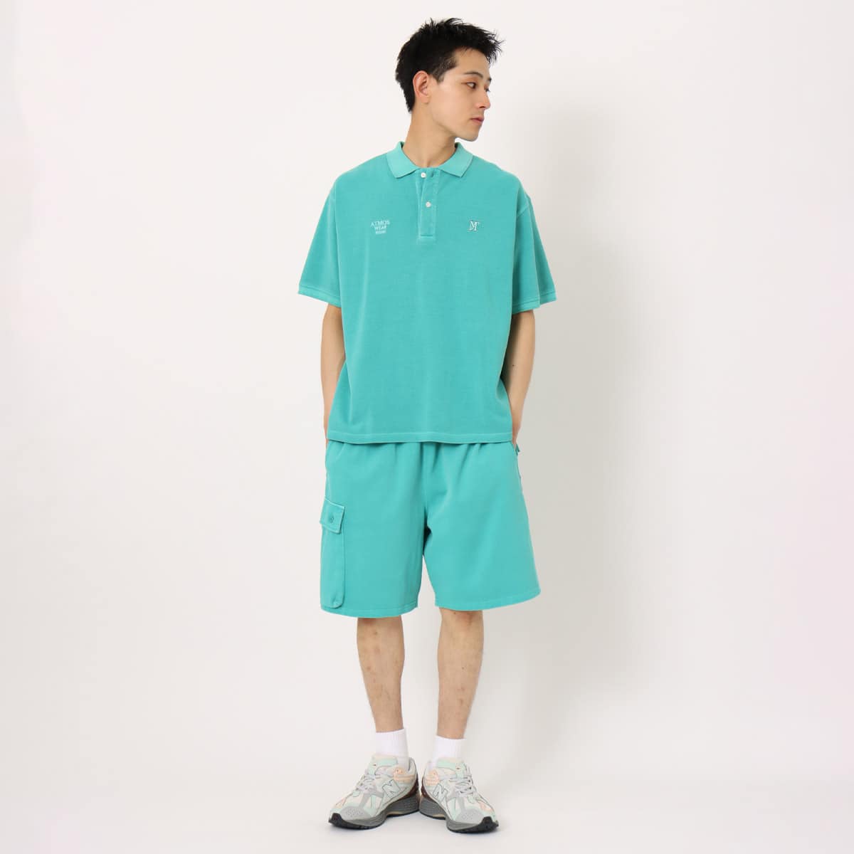 atmos Pigment Cargo Short Pants TURQUOISE の画像