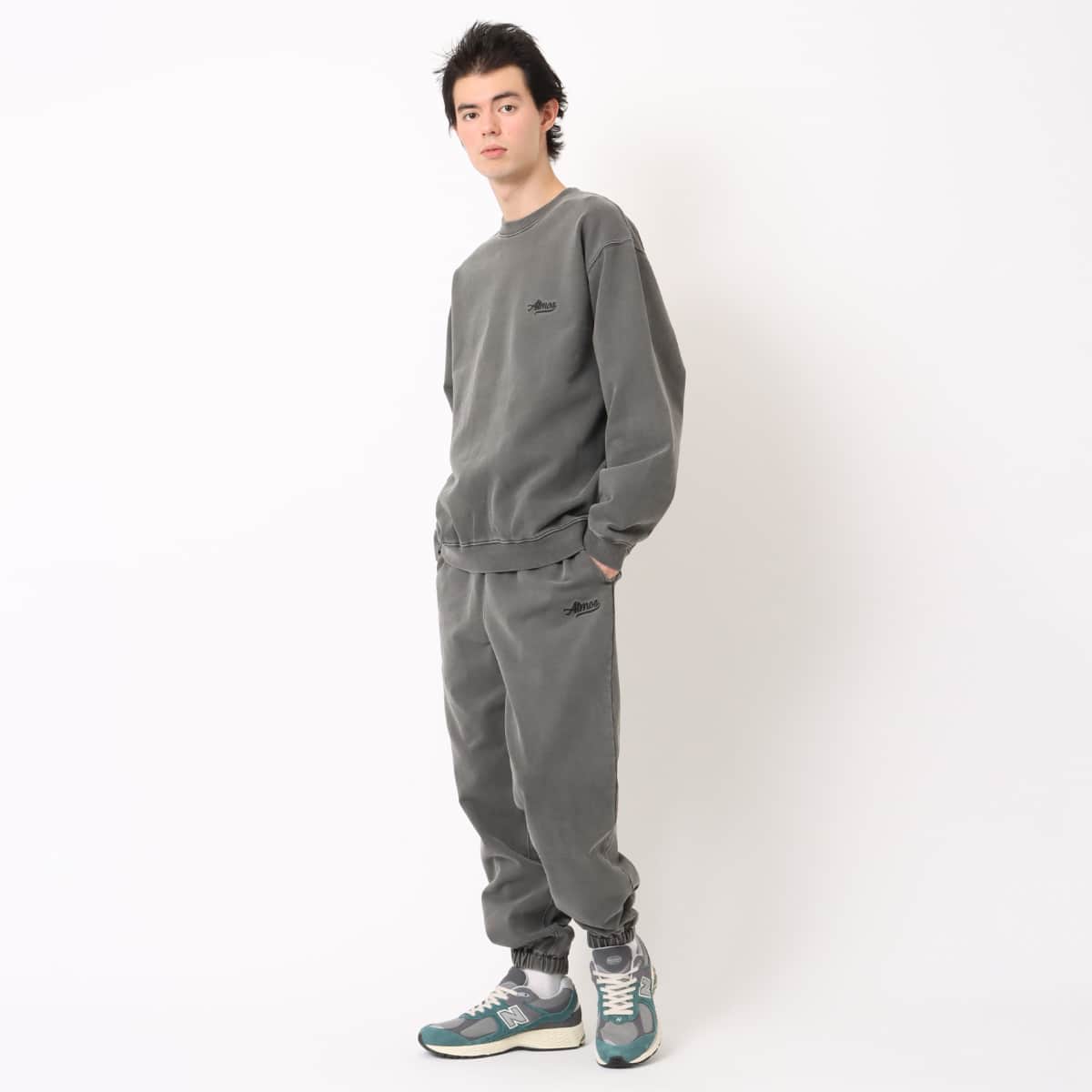 atmos Pigment Sweatshirt BLACKの画像
