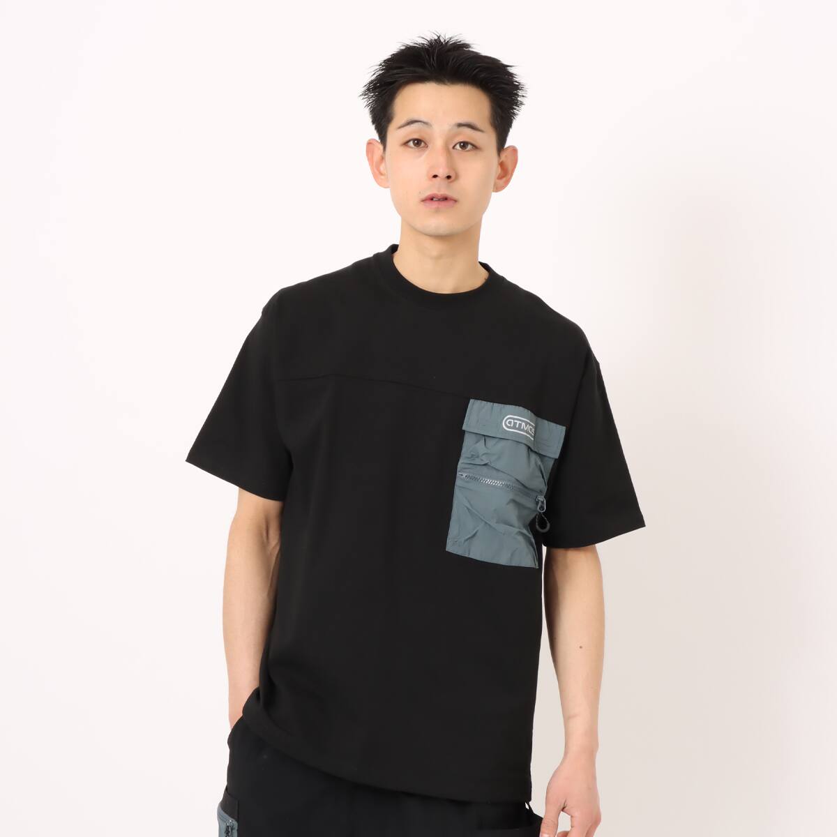 atmos Fishing T-shirt BLACK の画像