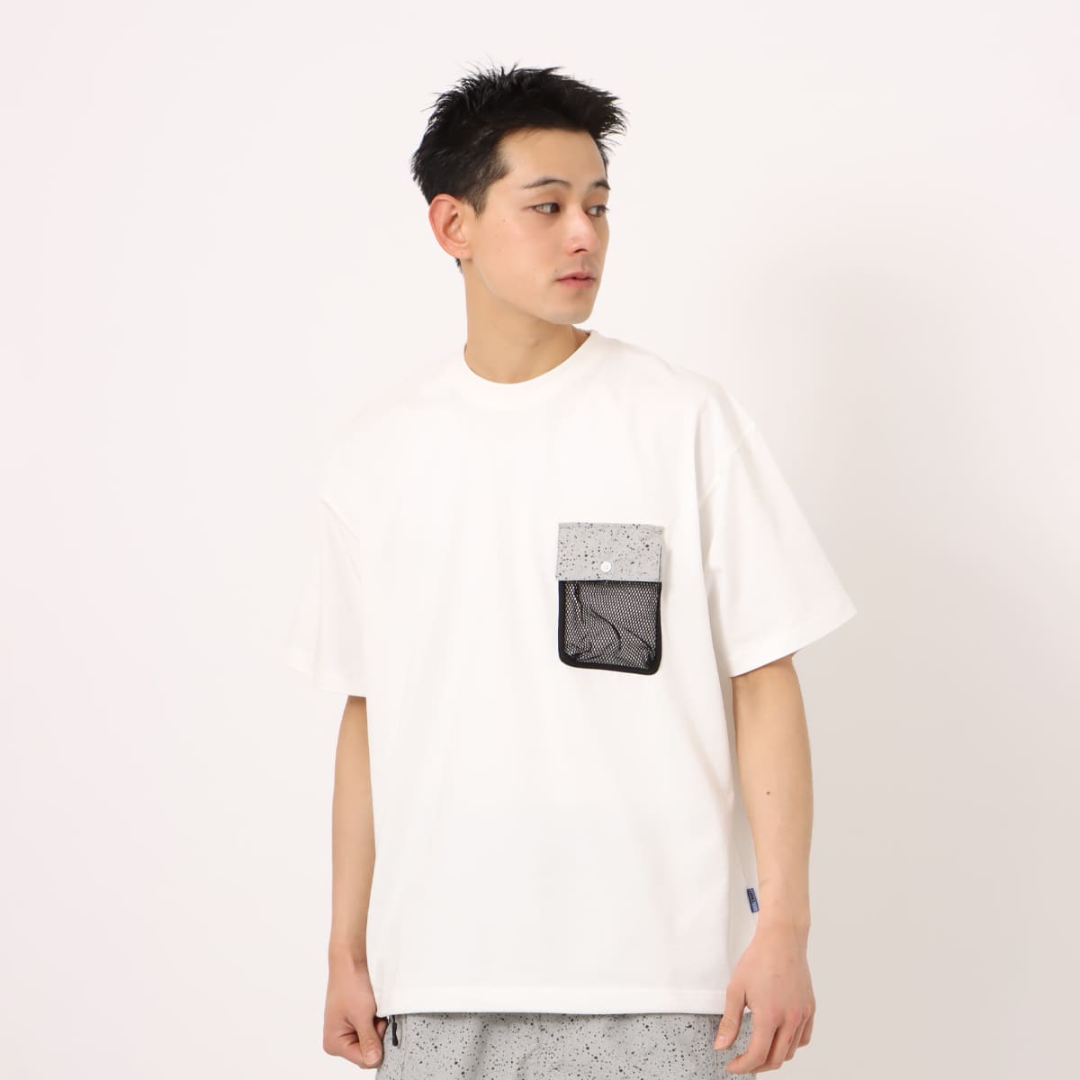 GRIP SWANY x atmos POCKET T-SHIRT WHITE